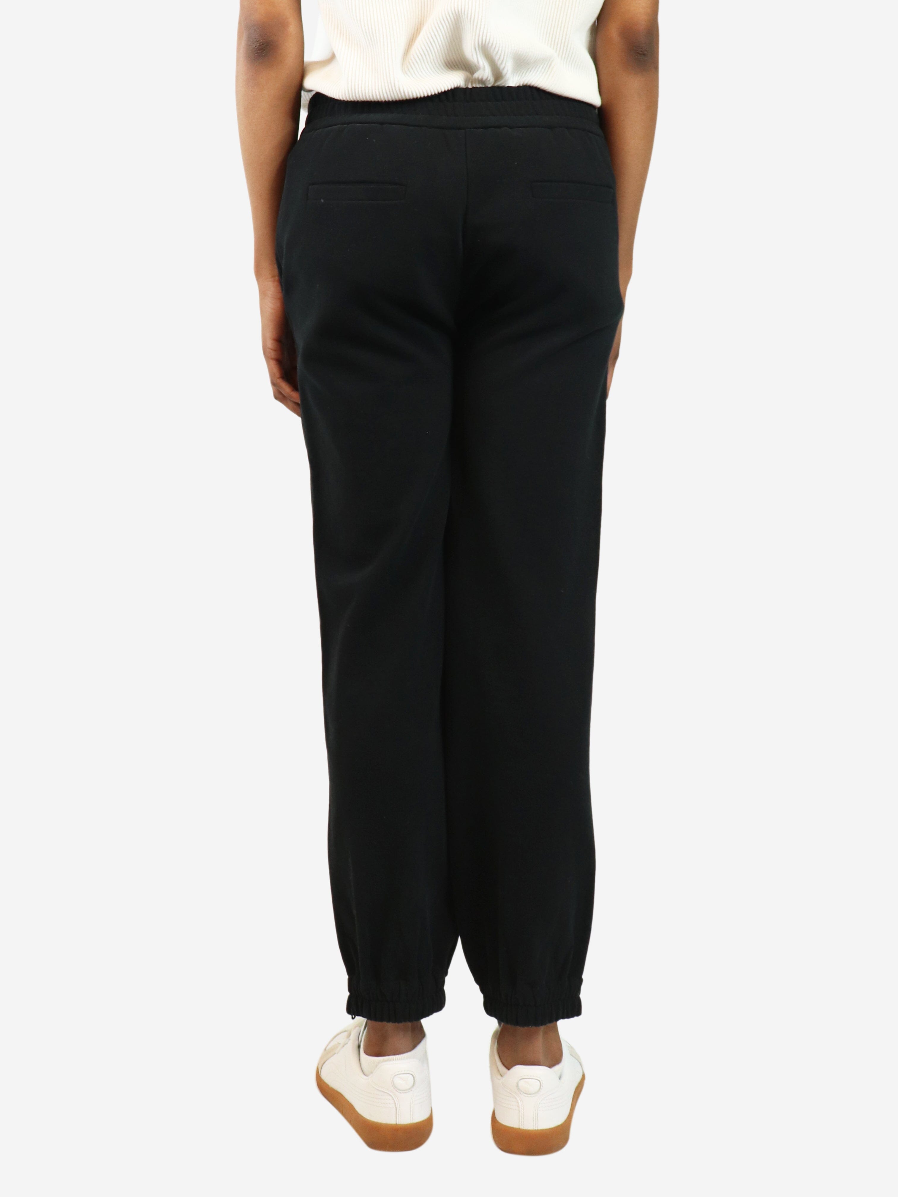 Black Stretchy Jogger Pants for Women - Size XS | Comfortable Elastic Waistband | Perfect for Running, Yoga & Lounge Wear