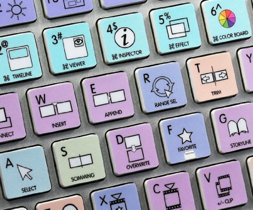 Apple Final Cut Pro X Galaxy Series Keyboard Stickers - Compatible with MacBook, iMac, Mac Pro - Perfect for Video Editors & Content Creators