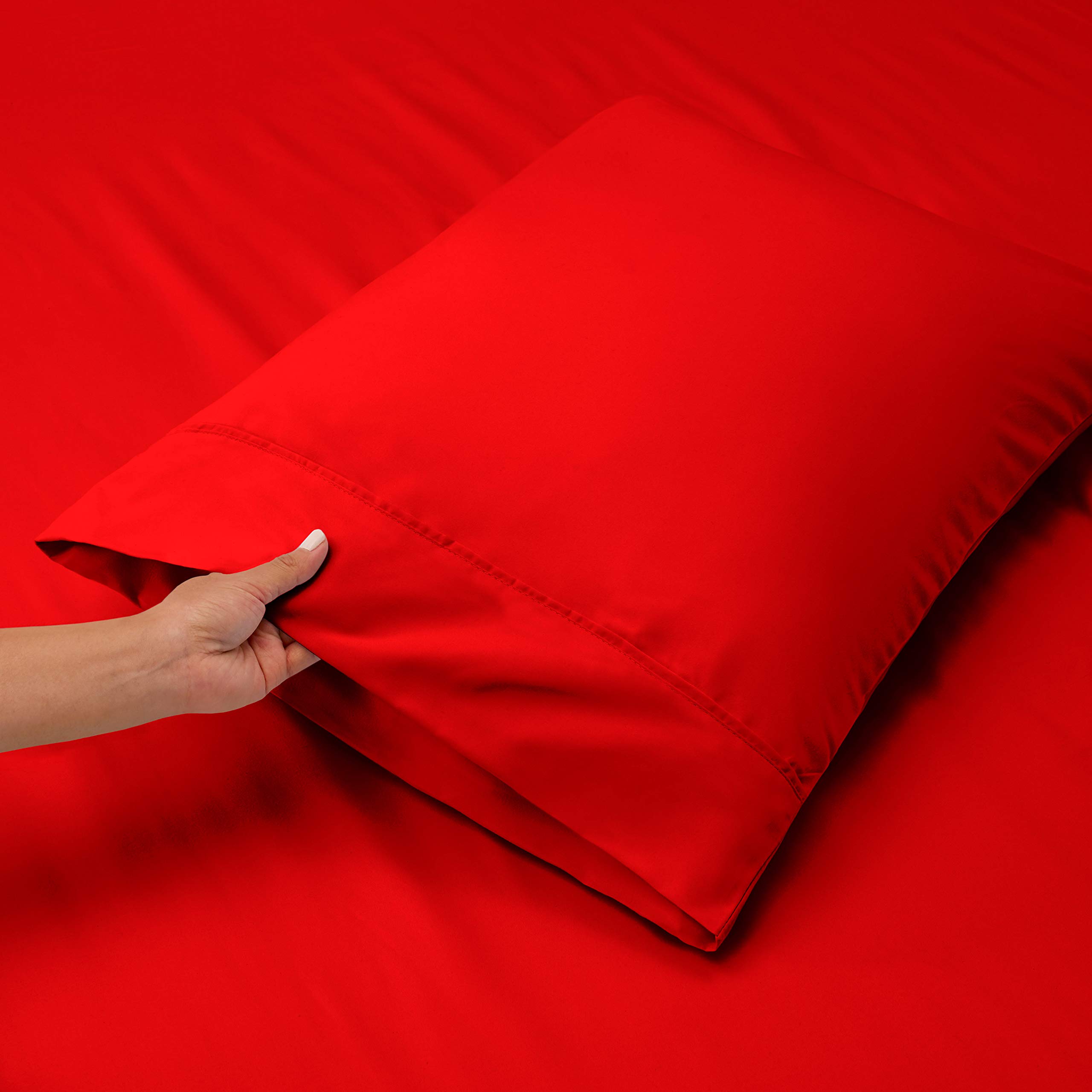 Luxury 100% Cotton 800 Thread Count Twin Size Sheet Set - 4 Piece Hotel Quality Bedding with 15