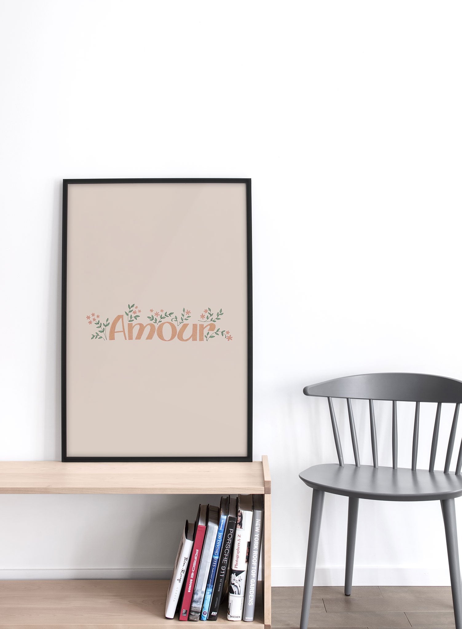Peachy Love Poster - Aesthetic Wall Art Decor for Bedroom, Living Room & Office - Perfect for Home Decoration & Gift Ideas