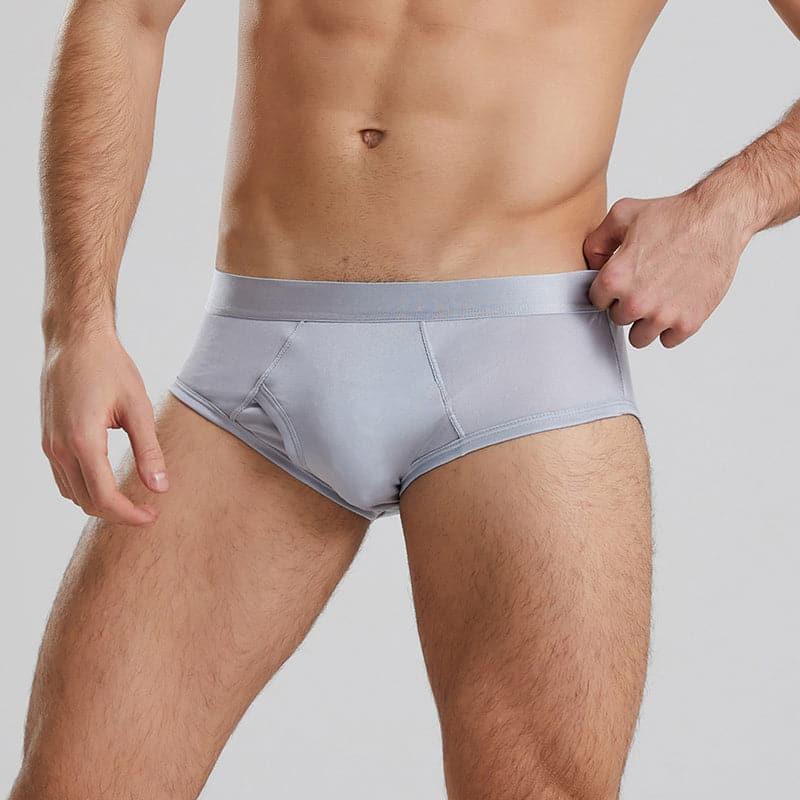 Premium Silk Boxer Briefs for Men - Ultra Soft & Breathable Underwear for Comfort & Style - Perfect for Sleep, Lounge & Everyday Wear