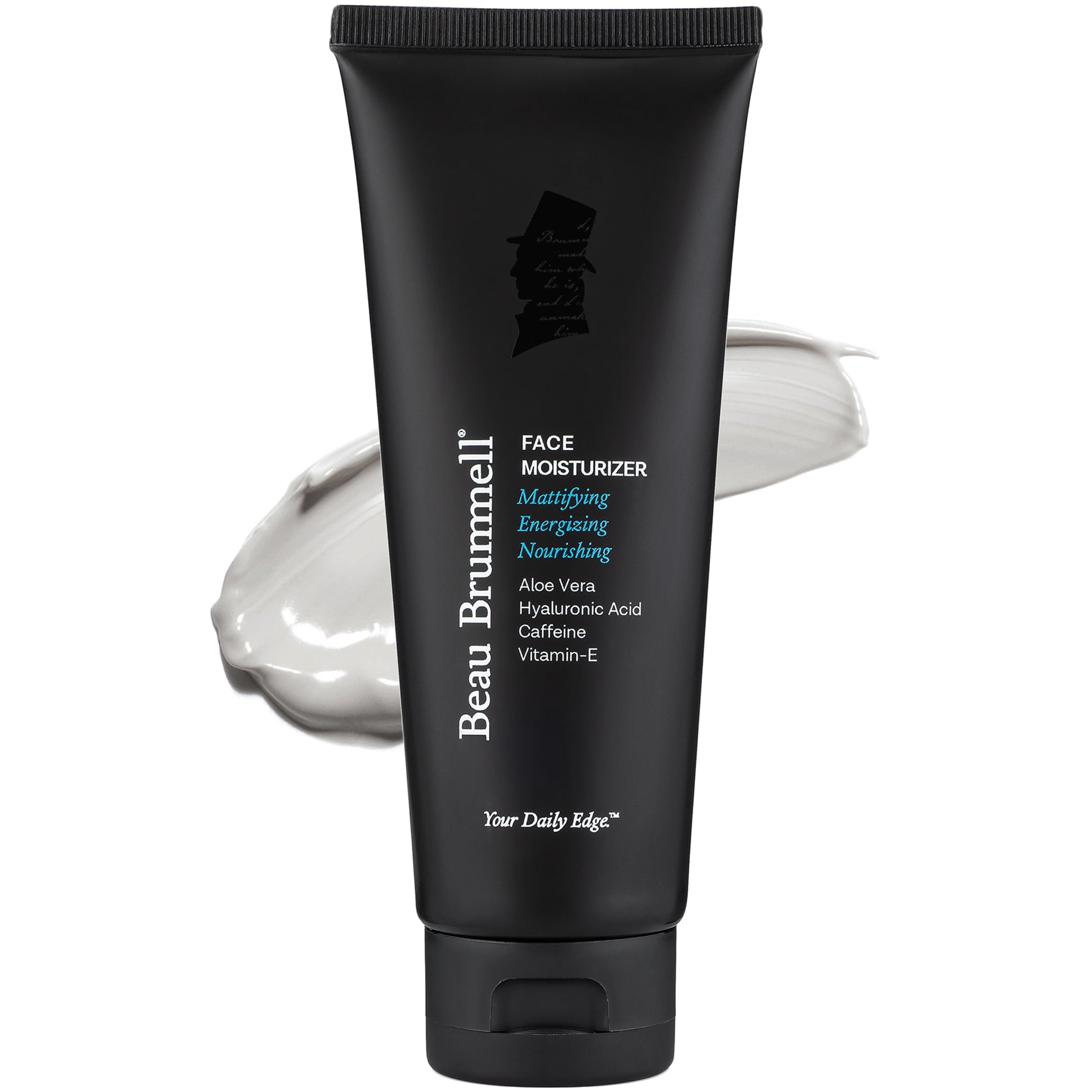 Beau Brummell Men's Facial Moisturizer - Energizing Daily Face Cream for Men with Hydrating Formula - 4 fl. oz. - Perfect for Morning Skincare Routine & Post-Shave Soothing