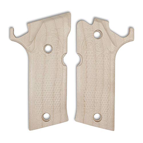 Beretta 92X Performance Wood Grips - Premium Walnut Handgun Grips for Beretta 92/96 Series | Perfect for Competitive Shooting, Range Practice & Gun Collectors