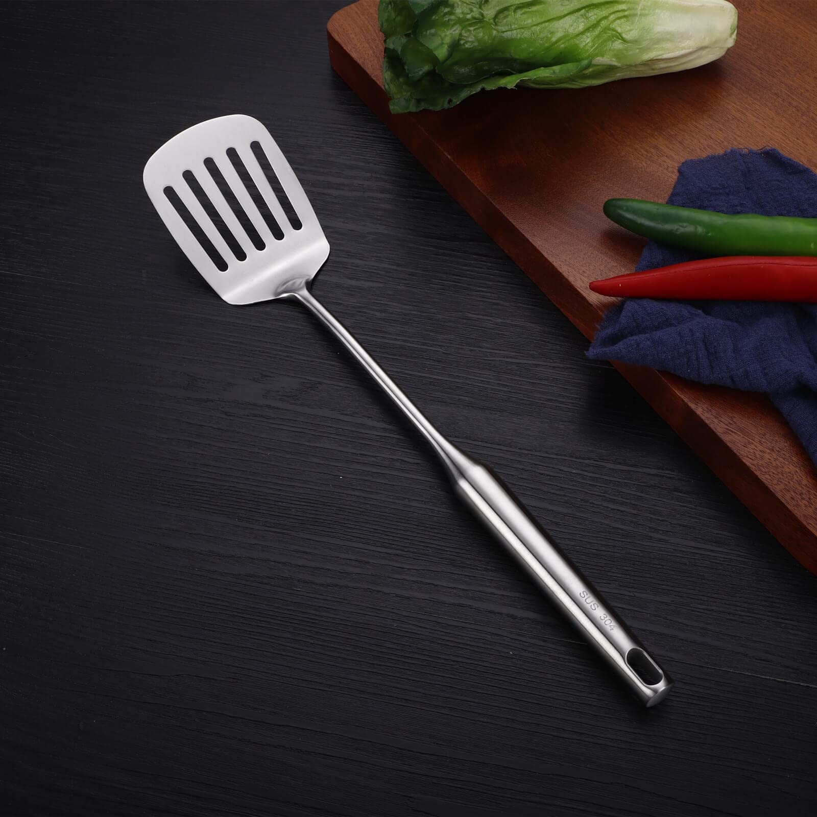 Premium Stainless Steel Kitchen Utensils Set - 15-Piece Nonstick Cooking Tools with Heat-Resistant Silicone - Perfect for Wok Cooking, Baking & Everyday Meal Prep - Essential Kitchen Gadgets for Home Chefs
