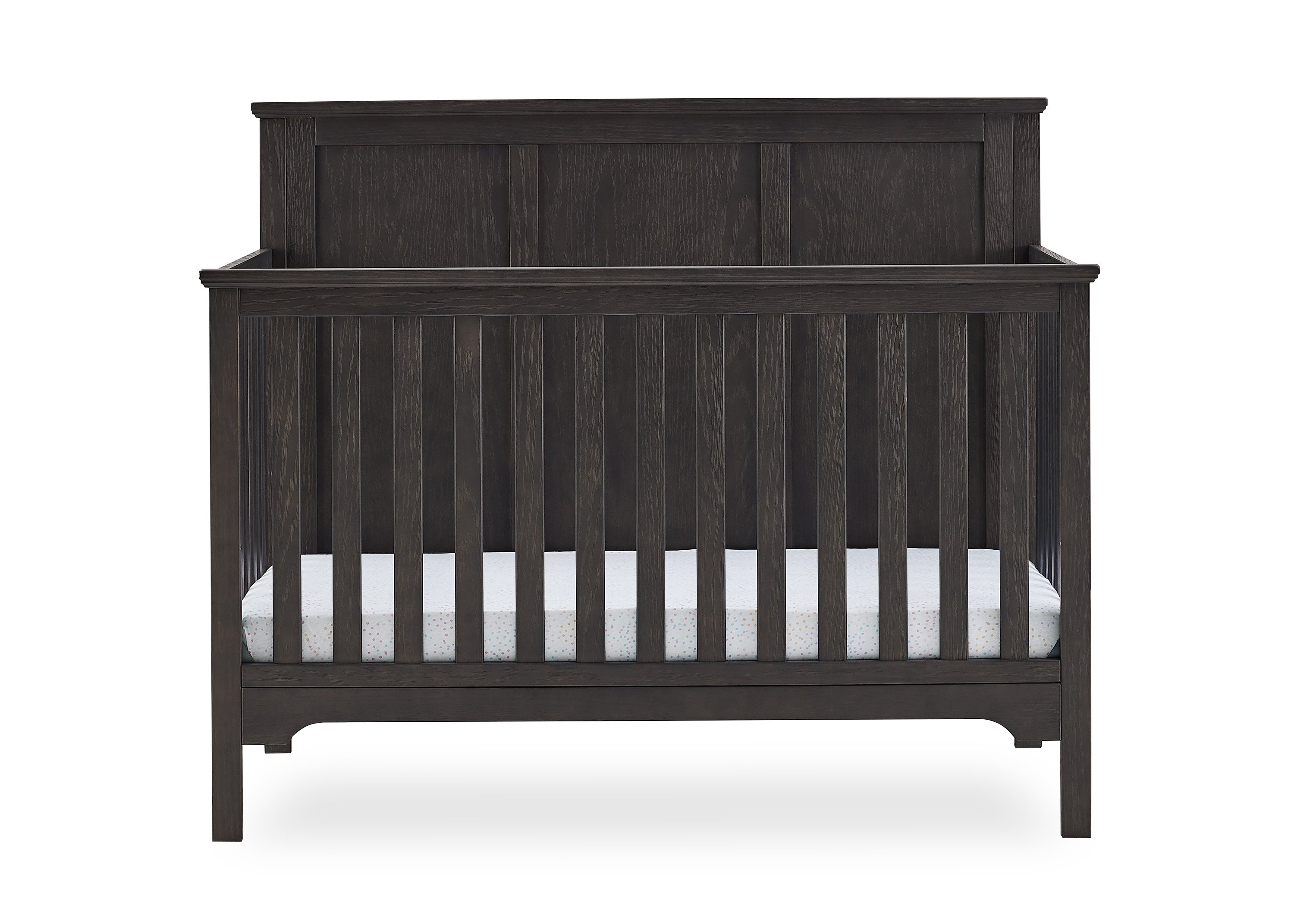 Sweet Beginnings Sage Flat Top 6-in-1 Convertible Baby Crib - Nursery Furniture for Newborn to Toddler | Perfect for Modern Nursery, Bedroom & Daycare