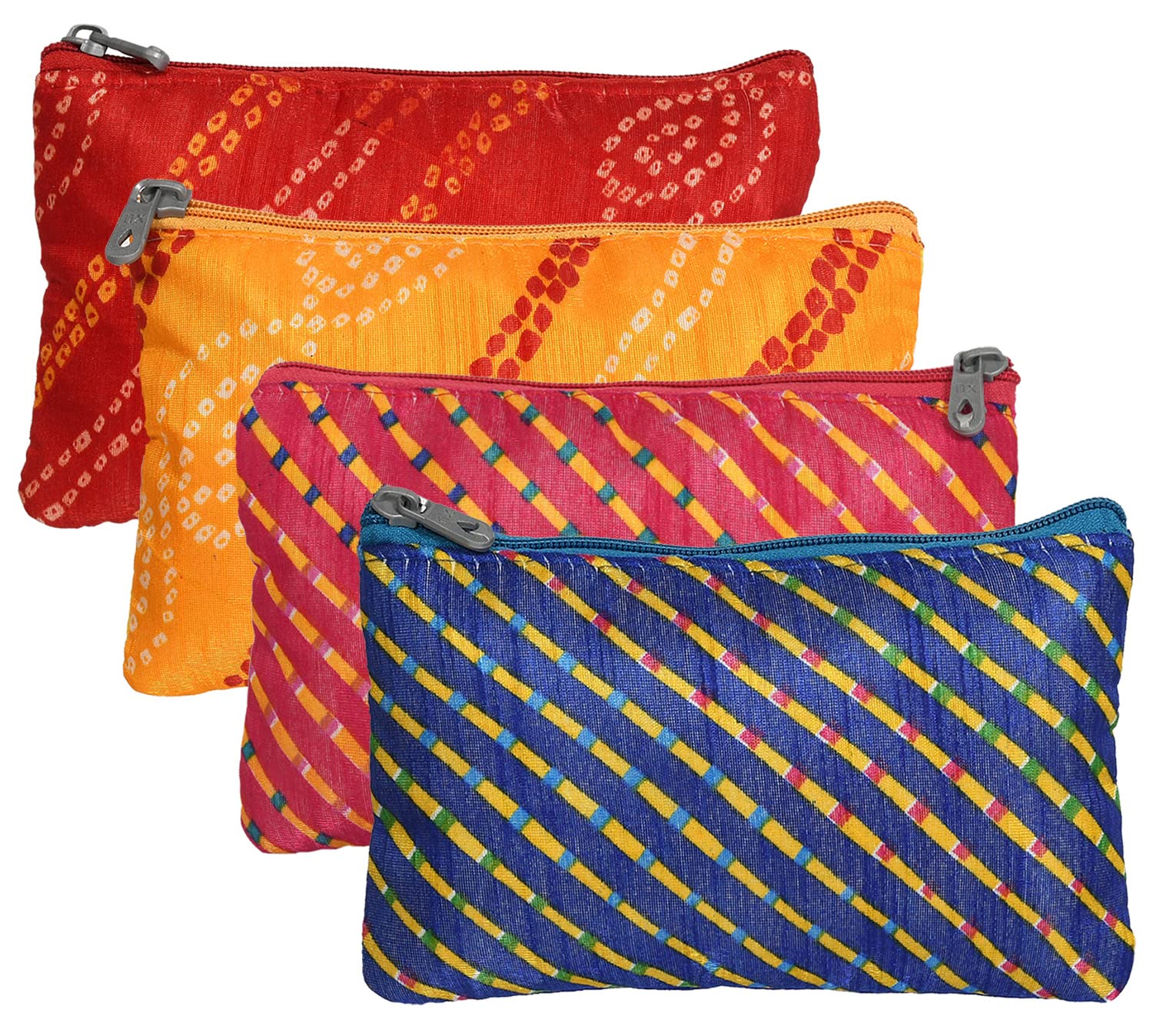 Stylish Kuber Industries Polyester Handbags for Women - Set of 4 Multicolor Purses (54KM4349) | Perfect for Work, Travel & Everyday Use