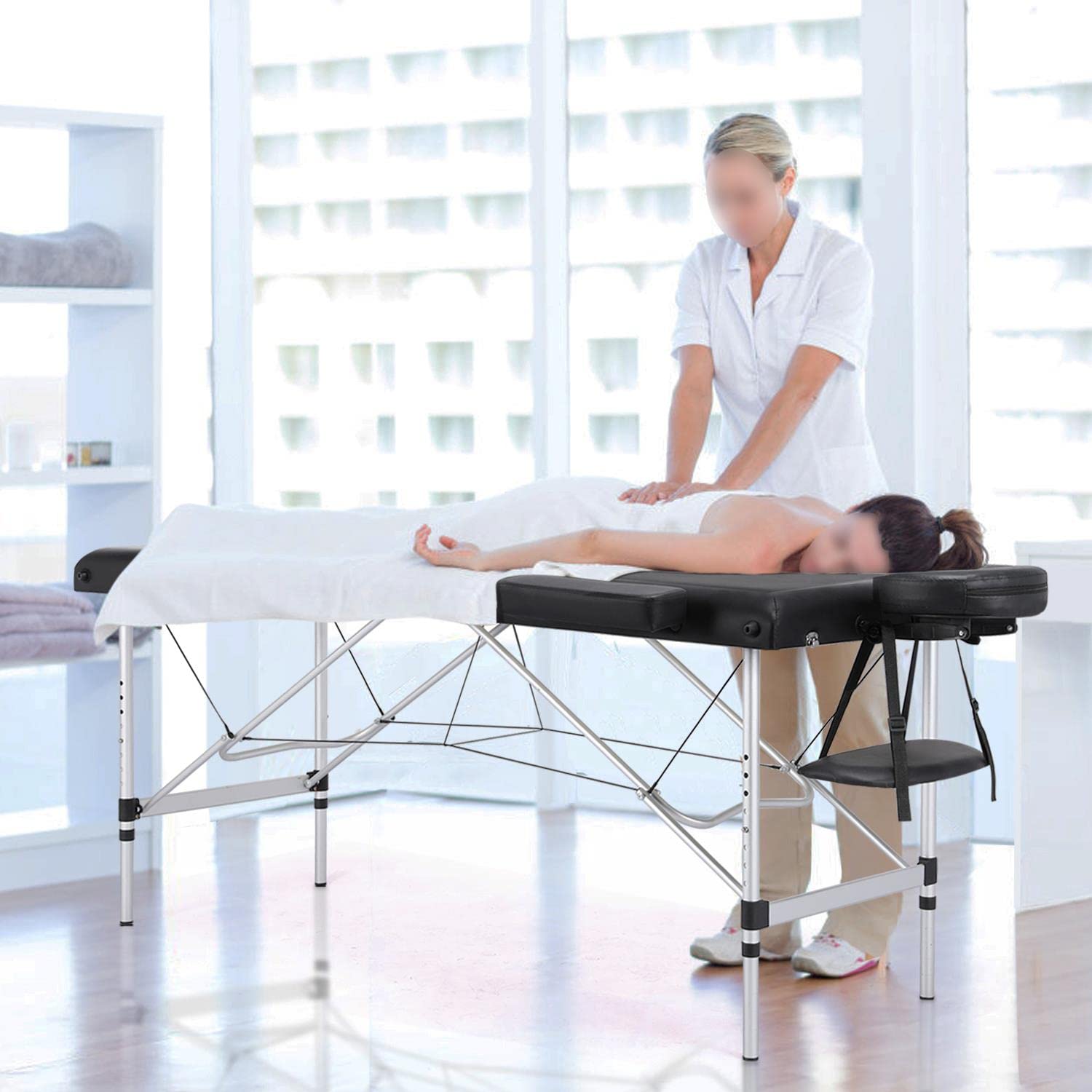 Yaheetech Portable Adjustable Massage Table - 24