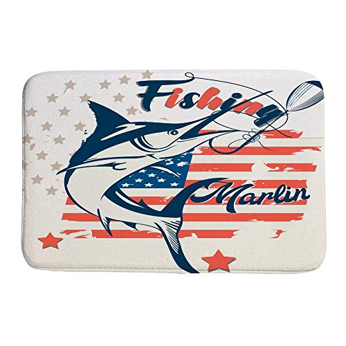 Usa Retro Styled Marlin Fish