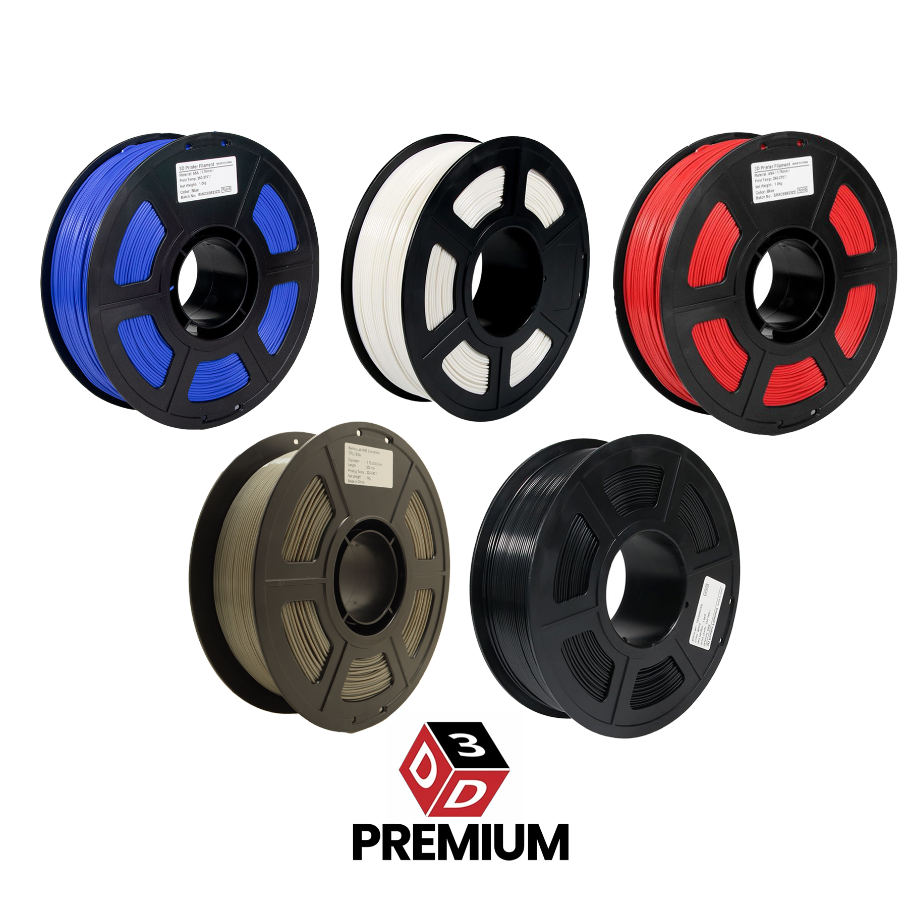 Premium TPU 95A 3D Printer Filament 1.75mm 1kg - Bambu Lab Compatible, High Flexibility & Durability, Vibrant Colors for Cosplay, Phone Cases & Functional Prototypes