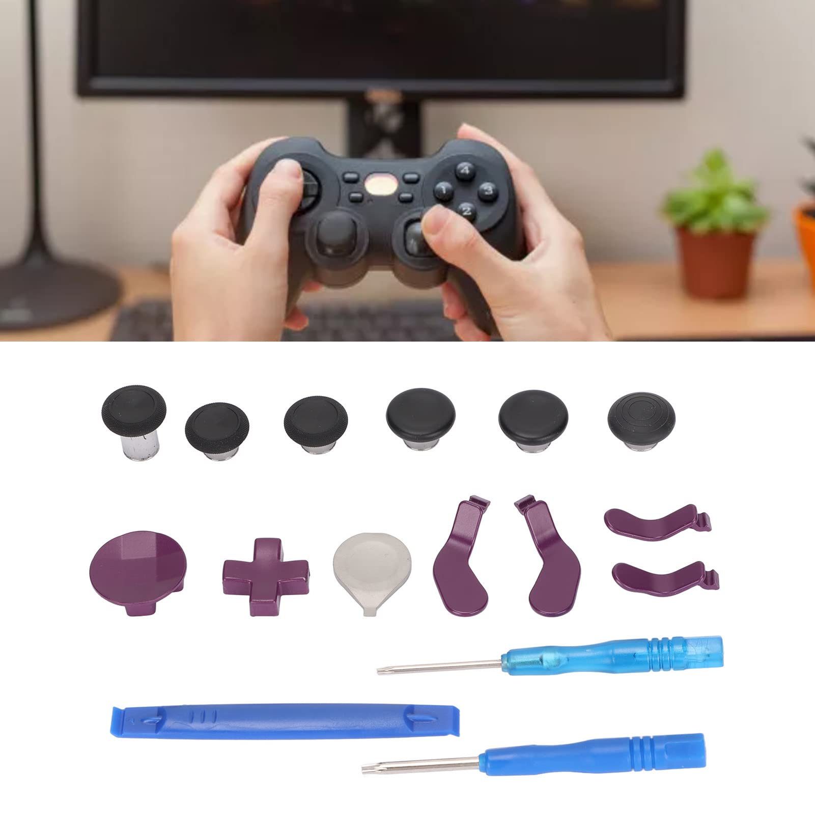 Professional 13-in-1 Xbox One Elite Series 2 Controller Accessories Kit - Replacement Parts & Gaming Tools for Enhanced Performance - Perfect for Competitive Gaming & Controller Maintenance