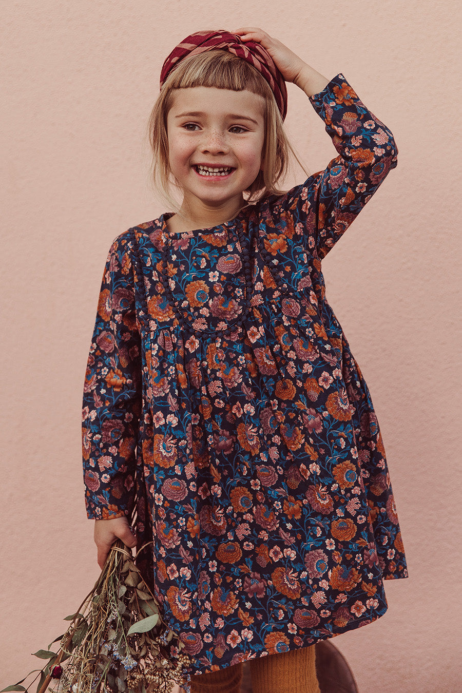 Louise Misha Roulotta Girls Dress - Elegant Floral Summer Dress for Toddler & Kids - Perfect for Birthday Parties, Photo Shoots & Special Occasions