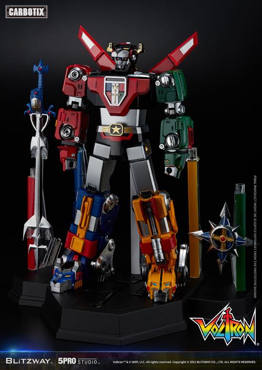 Blitzway Voltron: Defender of the Universe Carbotix Series Collectible Action Figure - Perfect for Display, Anime Fans & Sci-Fi Collectors