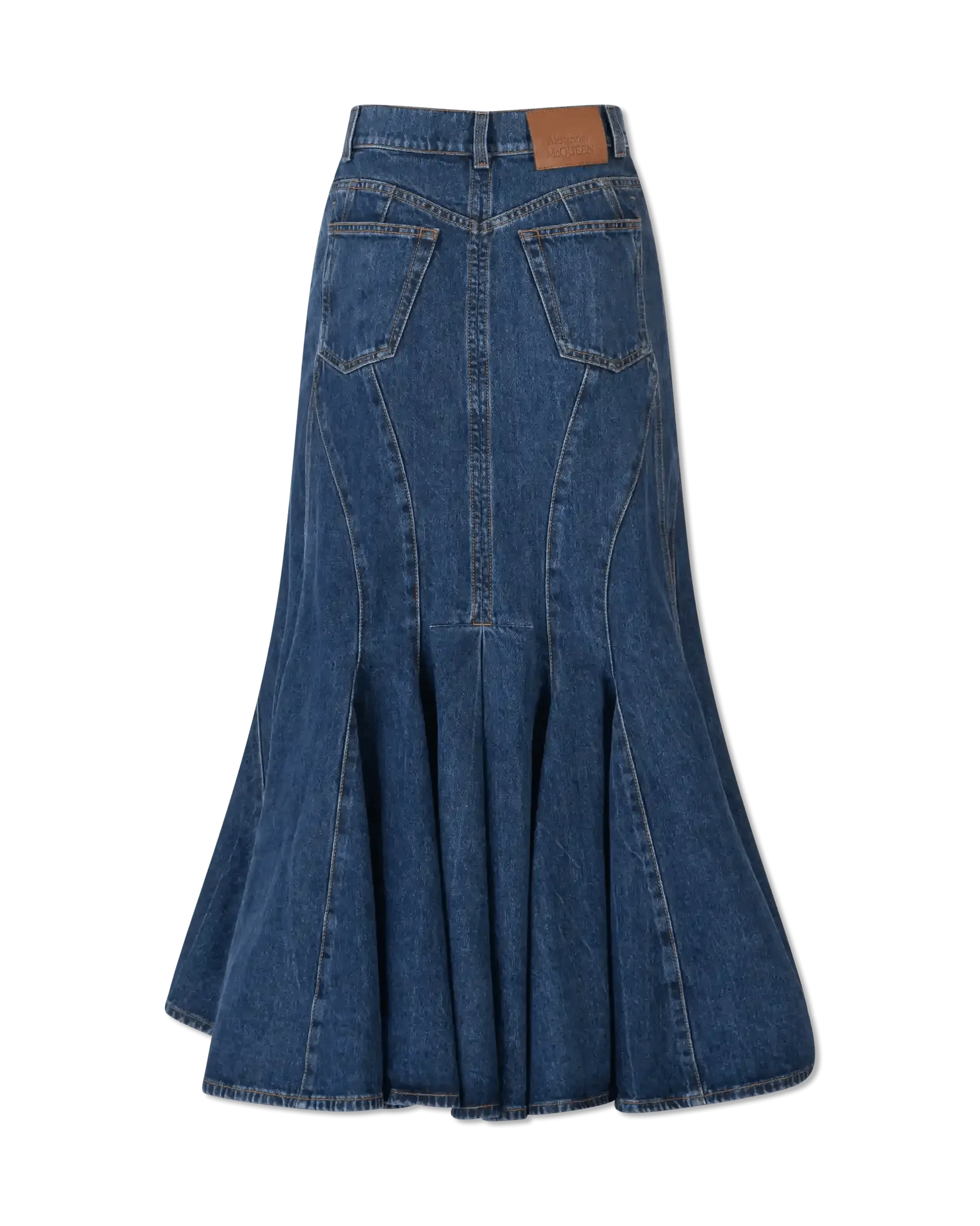 Stylish High Low Organic Denim Midi Skirt for Women - Trendy Casual & Party Outfits - Perfect for Date Night, Office Wear & Summer Fashion