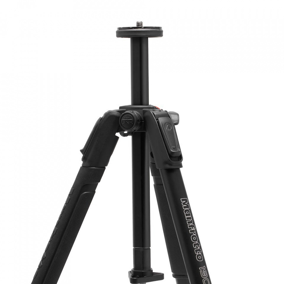 Manfrotto 190X AS Aluminum Tripod Kit with Ball Head - Professional Camera Tripod for Photography, Videography & Travel