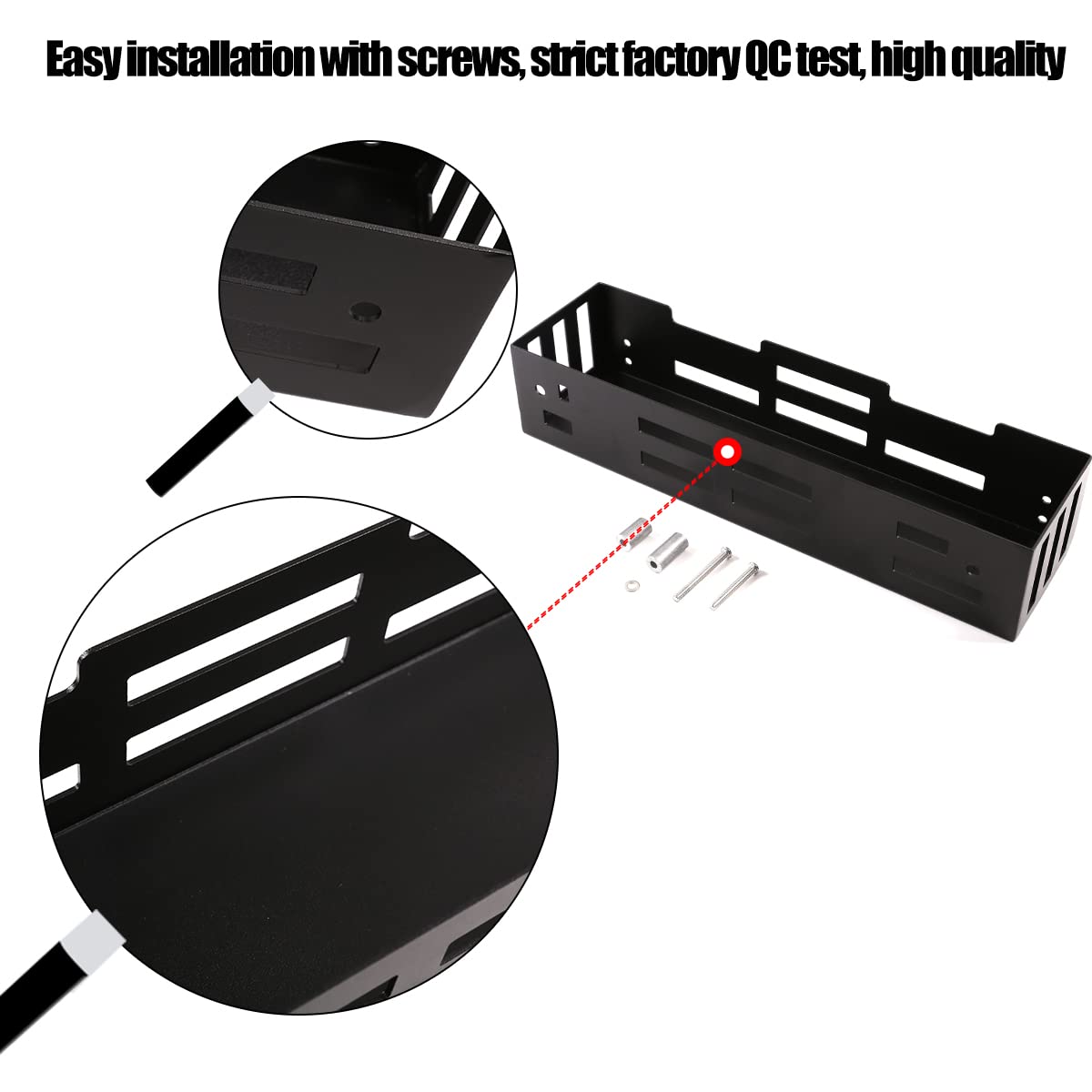Toyota FJ Cruiser Rear Cargo Side Basket Rack - Heavy Duty Metal Storage Carrier for 2007-2021 Models (Left Side) | Perfect for Camping Gear, Tools & Off-Road Accessories