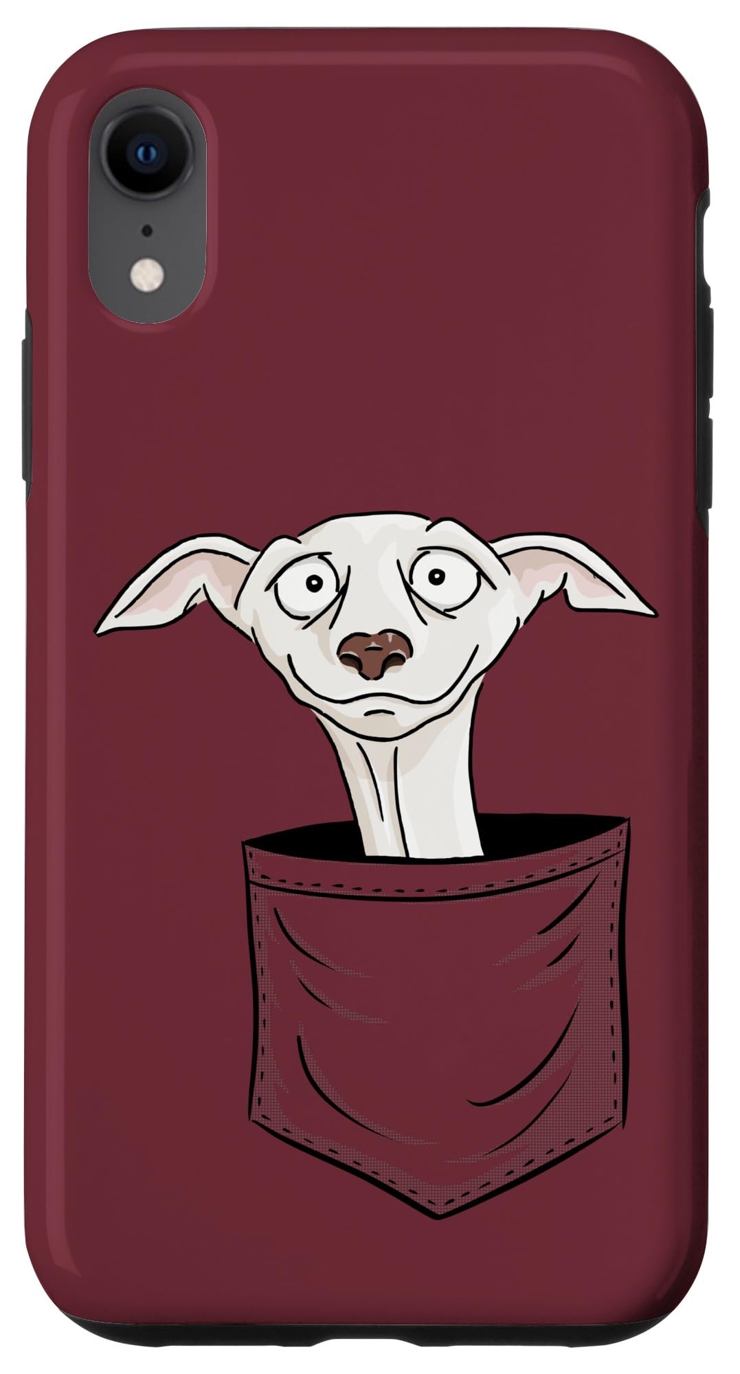 iPhone XR Case - Sighthound Greyhound Whippet Dog Design | Slim Protective Phone Cover for iPhone XR | Perfect Gift for Dog Lovers & Pet Owners