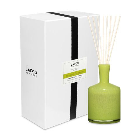 LAFCO Rosemary Eucalyptus Scented Candle - Aromatherapy Home Decor for Relaxation, Stress Relief & Spa Atmosphere | Perfect for Bathroom, Bedroom & Living Room