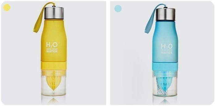 Transhome 650ml BPA-Free Plastic Fruit Infuser Water Bottle - Perfect for Gym, Hiking & Daily Hydration