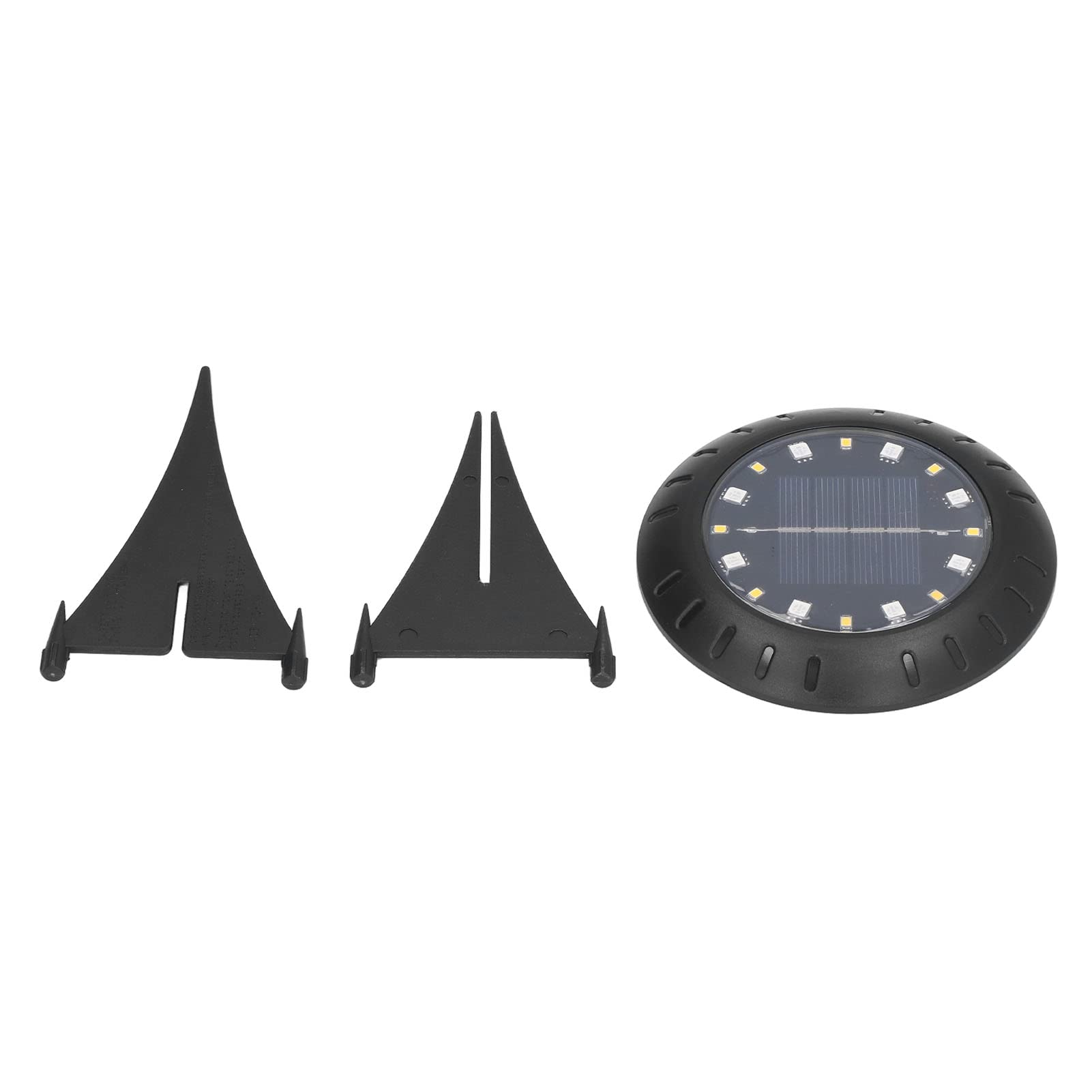 Yunnyp Solar Ground Lights - Automatic Charging RGB LED Outdoor Lights, IP67 Waterproof, Warm White & Color Changing - Perfect for Lawns, Gardens, Pathways, Driveways & Landscape Lighting