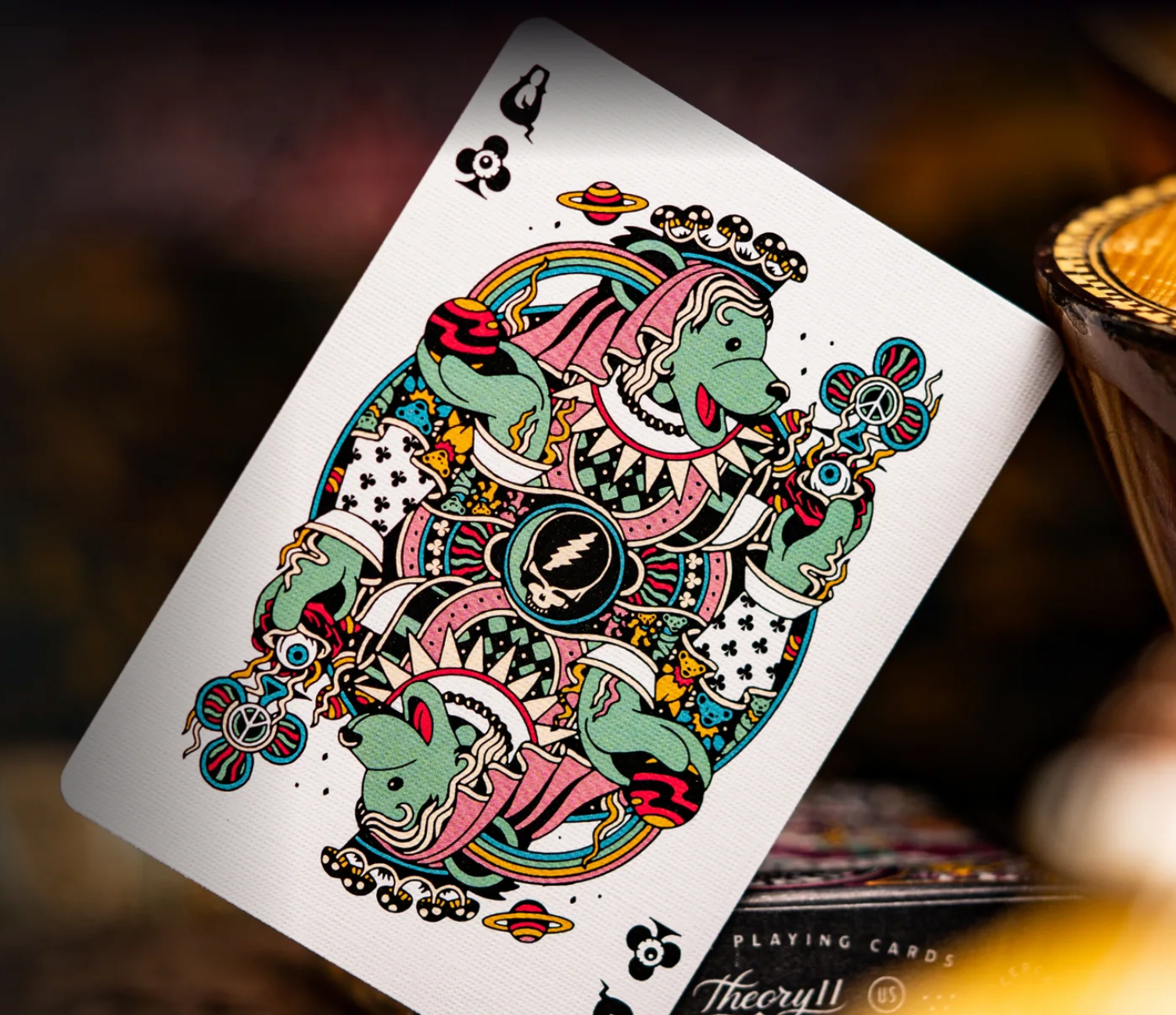 Grateful Dead Playing Cards - Premium Quality Deck for Card Games, Magic Tricks & Collectors | Ideal for Poker, Blackjack & Gift Giving
