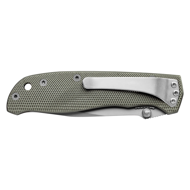 Air Ranger Serrated Tactical Knife - High Carbon Stainless Steel Blade, Non-Slip Grip for Outdoor Survival, Hunting, Camping & Everyday Carry (EDC)