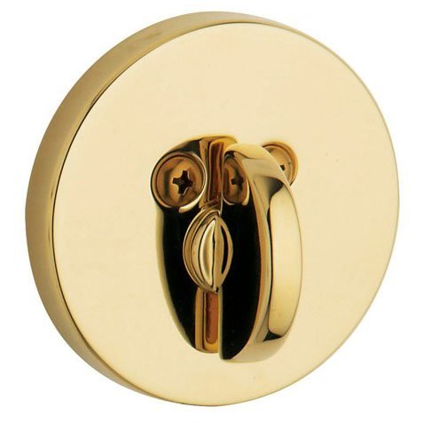 Baldwin 8241.PAT Contemporary One-Sided Deadbolt in Non-Lacquered Brass - Secure Your Home with Stylish Door Lock for Interior & Exterior Doors