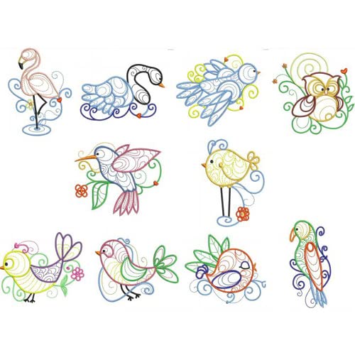 Ornamental Birds 1