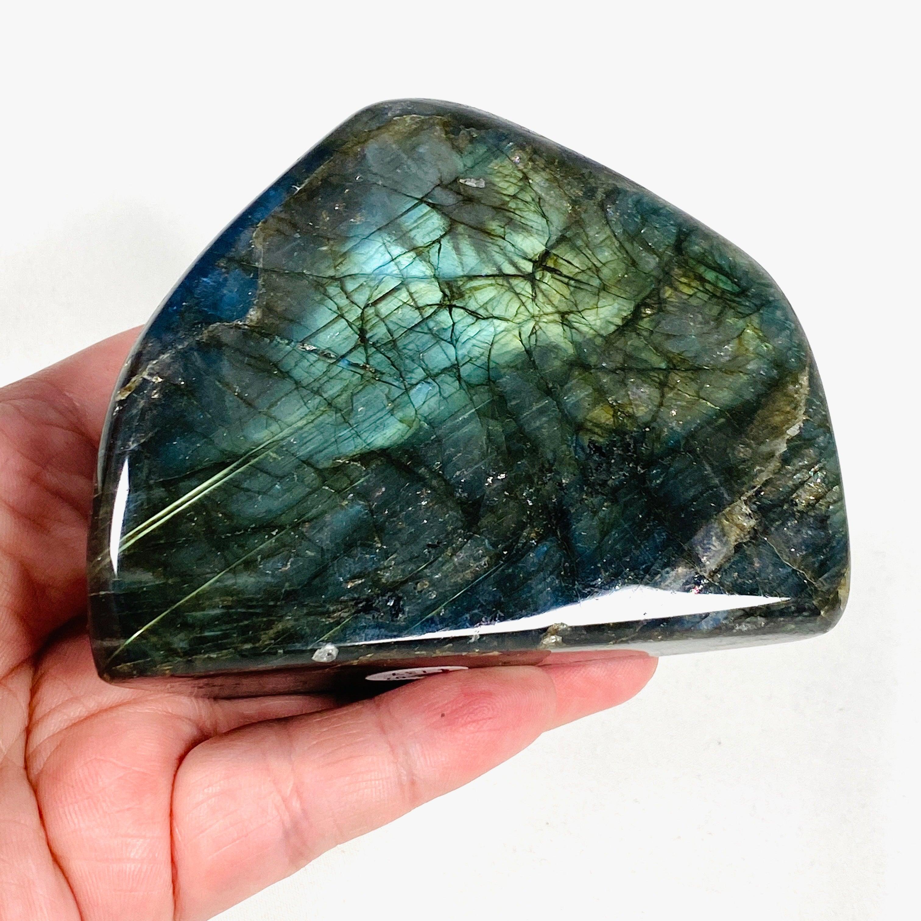 Natural Labradorite Freeform Stone - Unique Healing Crystal for Meditation, Reiki & Energy Work - LBFR 02 | Home Decor, Jewelry Making & Spiritual Gifts