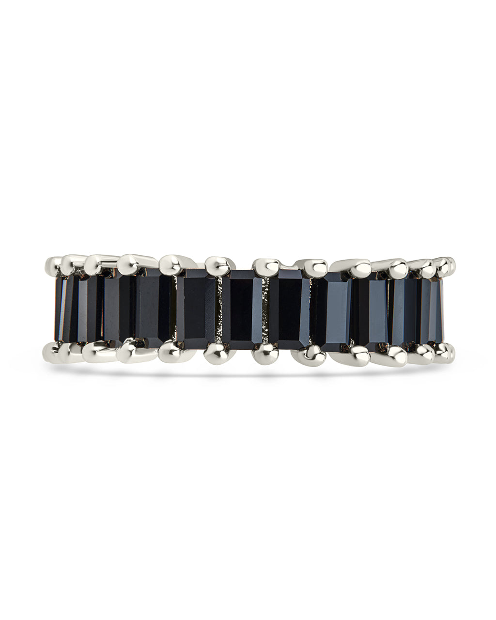 Caroline Rainbow CZ Eternity Band Ring for Women - Sparkling Cubic Zirconia Wedding & Anniversary Jewelry - Perfect for Bridal, Engagement, or Special Occasion Gifts