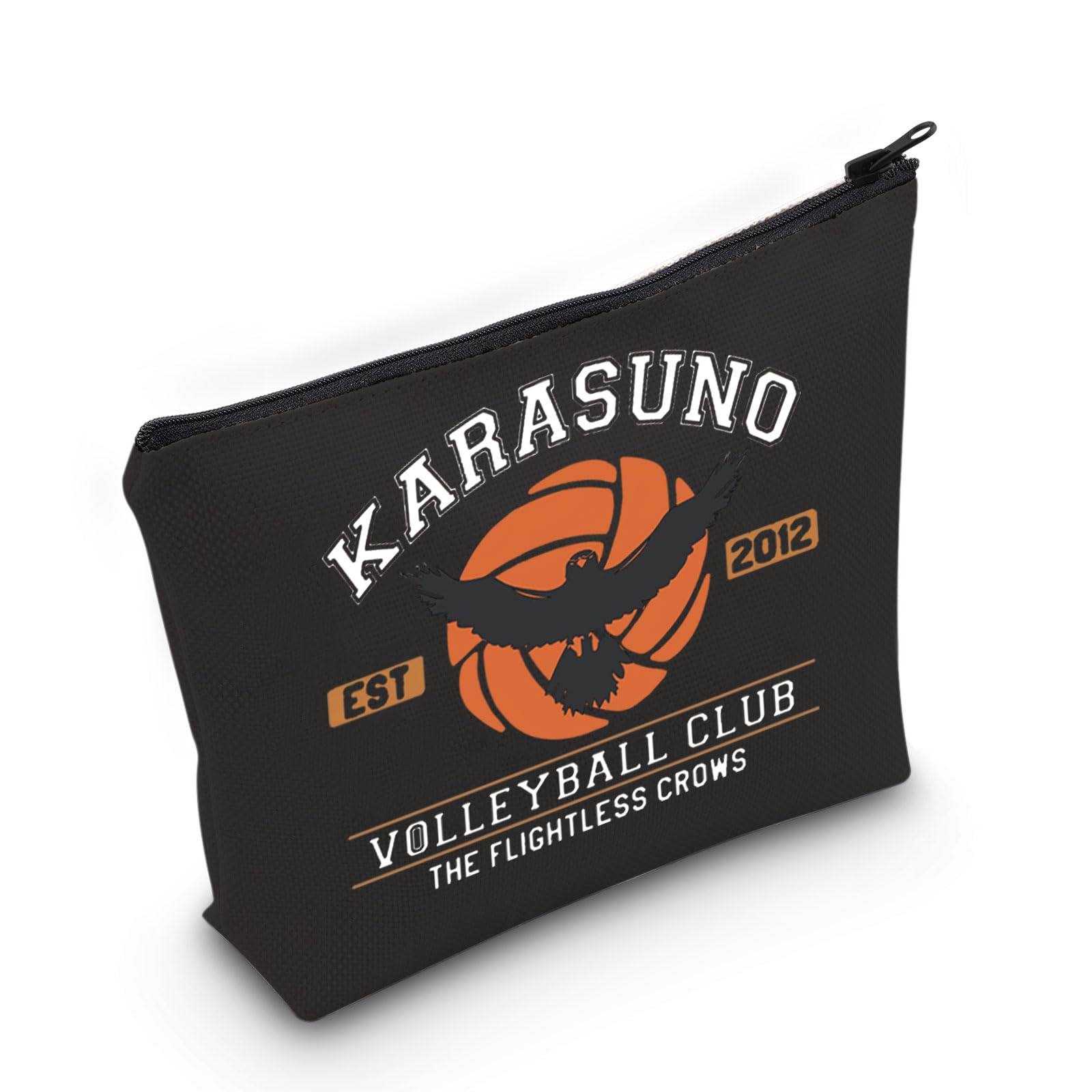 Anime Volleyball Club Makeup Bag - Japanese Style Cosmetic Pouch for Haikyuu Fans | Perfect for School, Gym & Travel Organizer