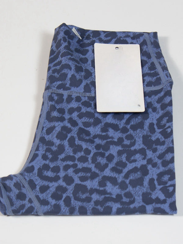 ZASUWA Women's Sexy Leopard Print High Waisted Tummy Control Yoga Pants - Perfect for Workout, Gym, Running & Casual Wear