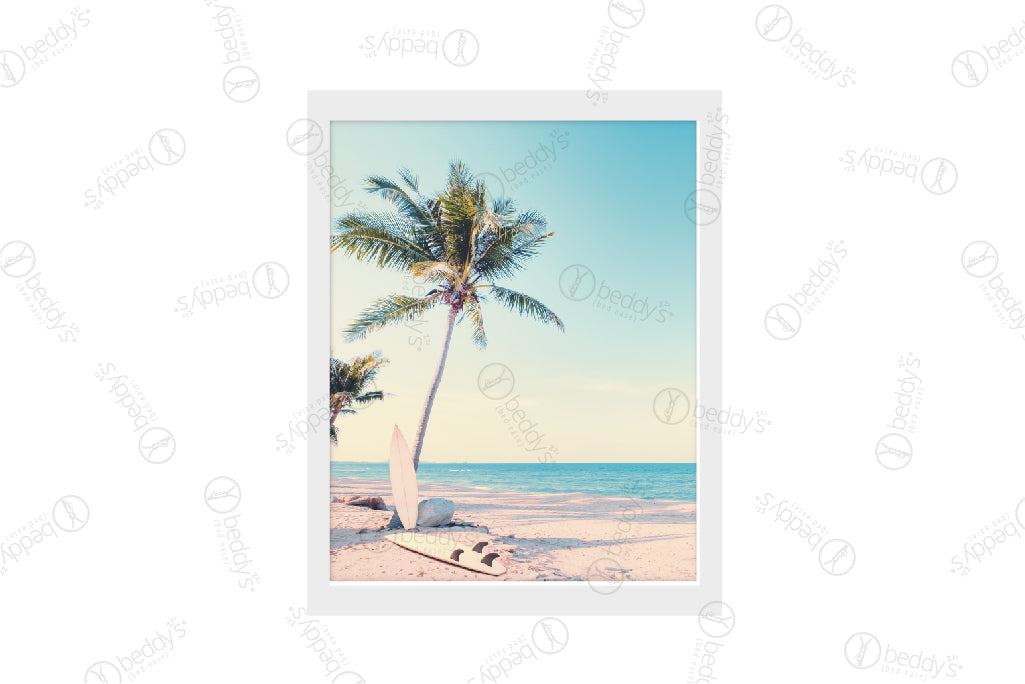 Beachy Keen Artwork Digital Download - Tropical Beach Wall Decor for Home, Office & Vacation Rentals