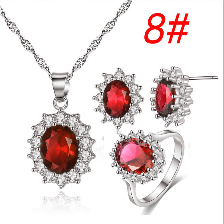Sunflower Jewelry Set - Gold Plated Necklace, Ring & Stud Earrings for Women | Bridal Jewelry & Everyday Wear | Perfect for Weddings, Anniversaries & Gifts