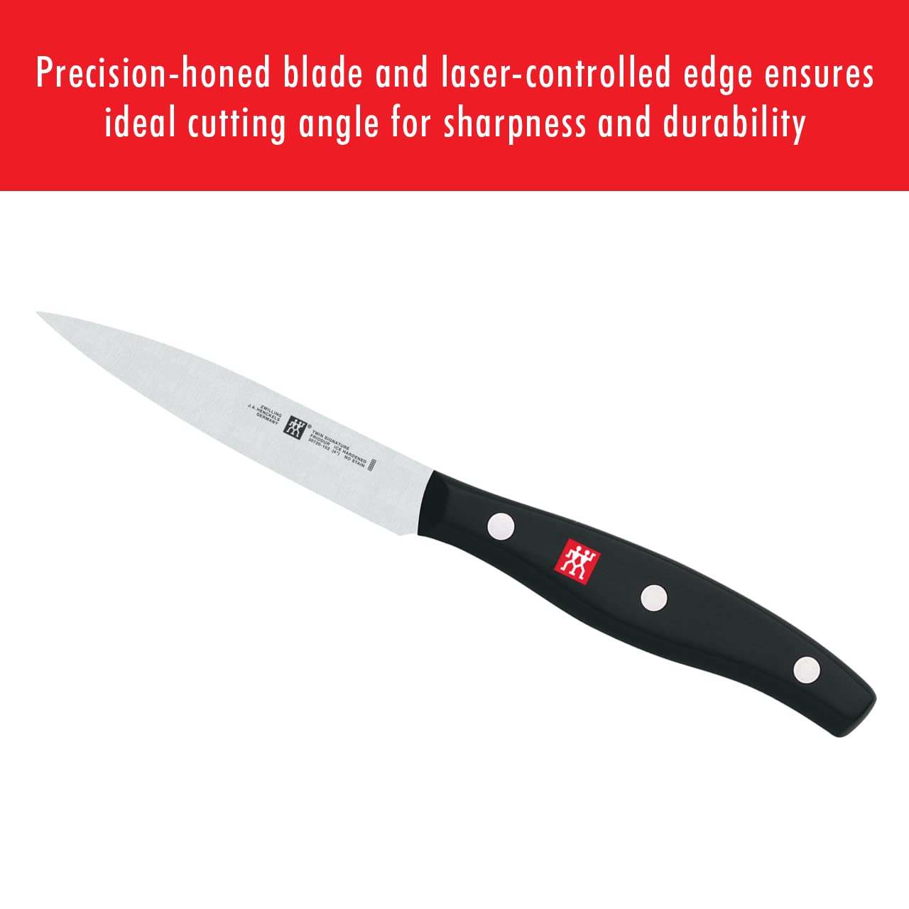 ZWILLING Twin Signature 11-Piece German Knife Set with Block - Razor-Sharp Professional Kitchen Knives Made in Germany | High-Performance Special Formula Steel | Dishwasher Safe | Perfect for Home Chefs, Cooking Enthusiasts & Professional Kitchens