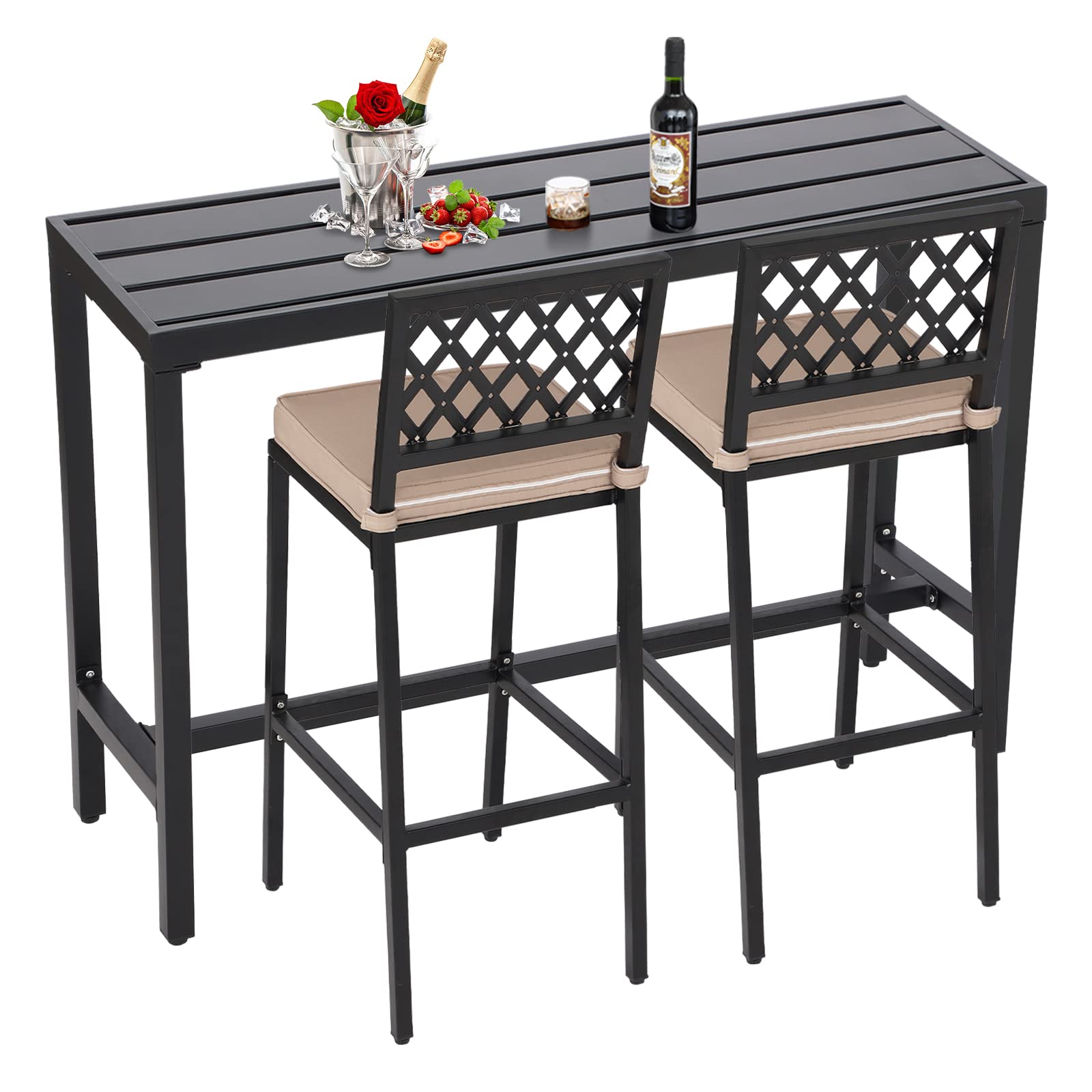 ONLYCTR 3-Piece Outdoor Bar Set - 55