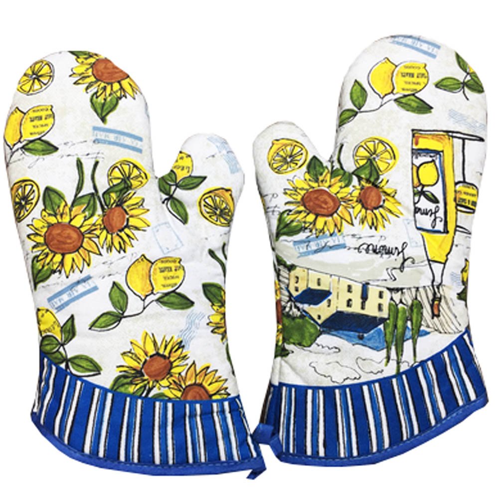 WuKong Direct Heat Resistant Oven Gloves - 1 Pair Thick Insulated Mitts for Cooking, Baking, Grilling & BBQ - Perfect for Kitchen, Baking, Outdoor Camping & Barbecue Parties