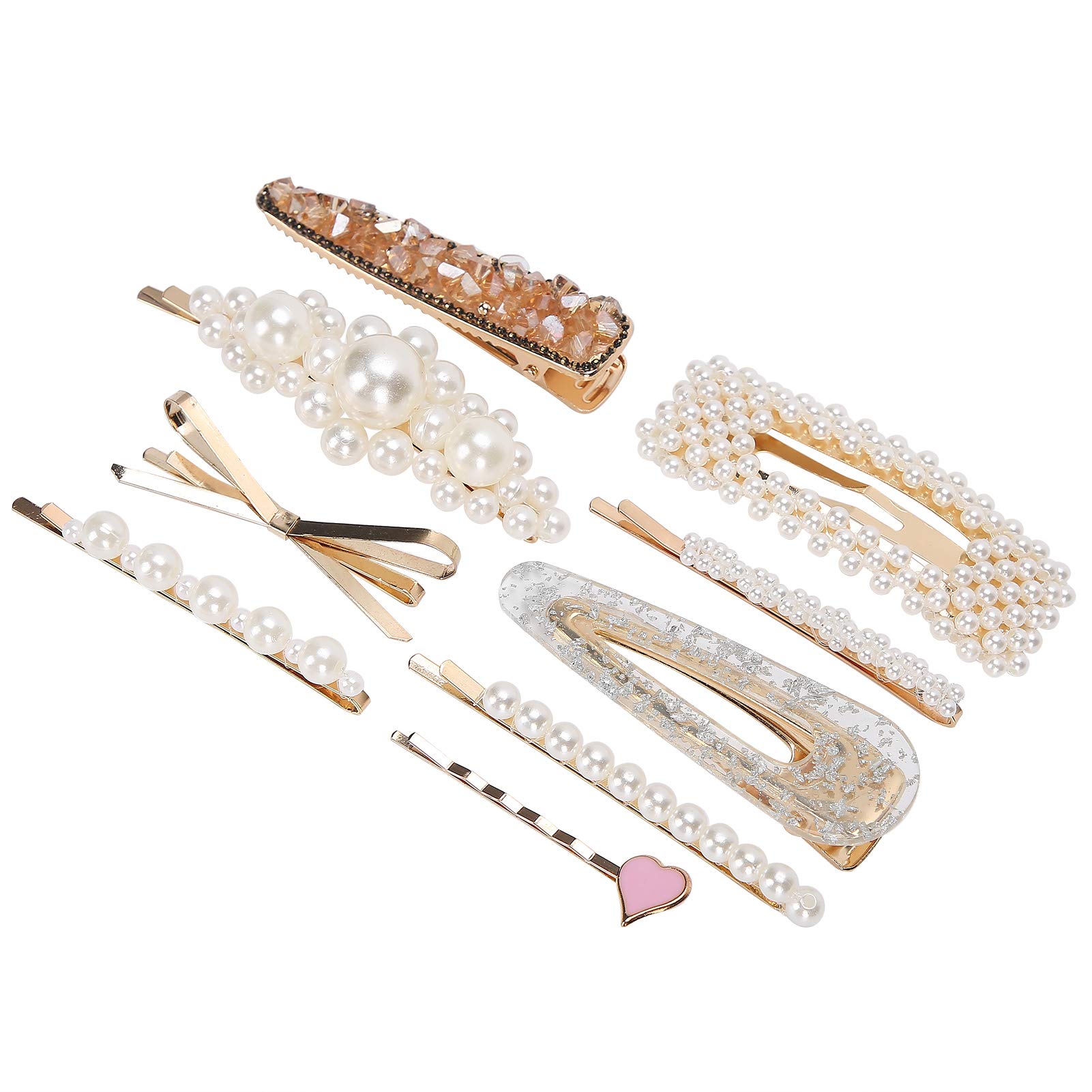 9Pcs Durable Hair Clips for Women & Girls - Hair Barrettes Gift Set for Daily Styling