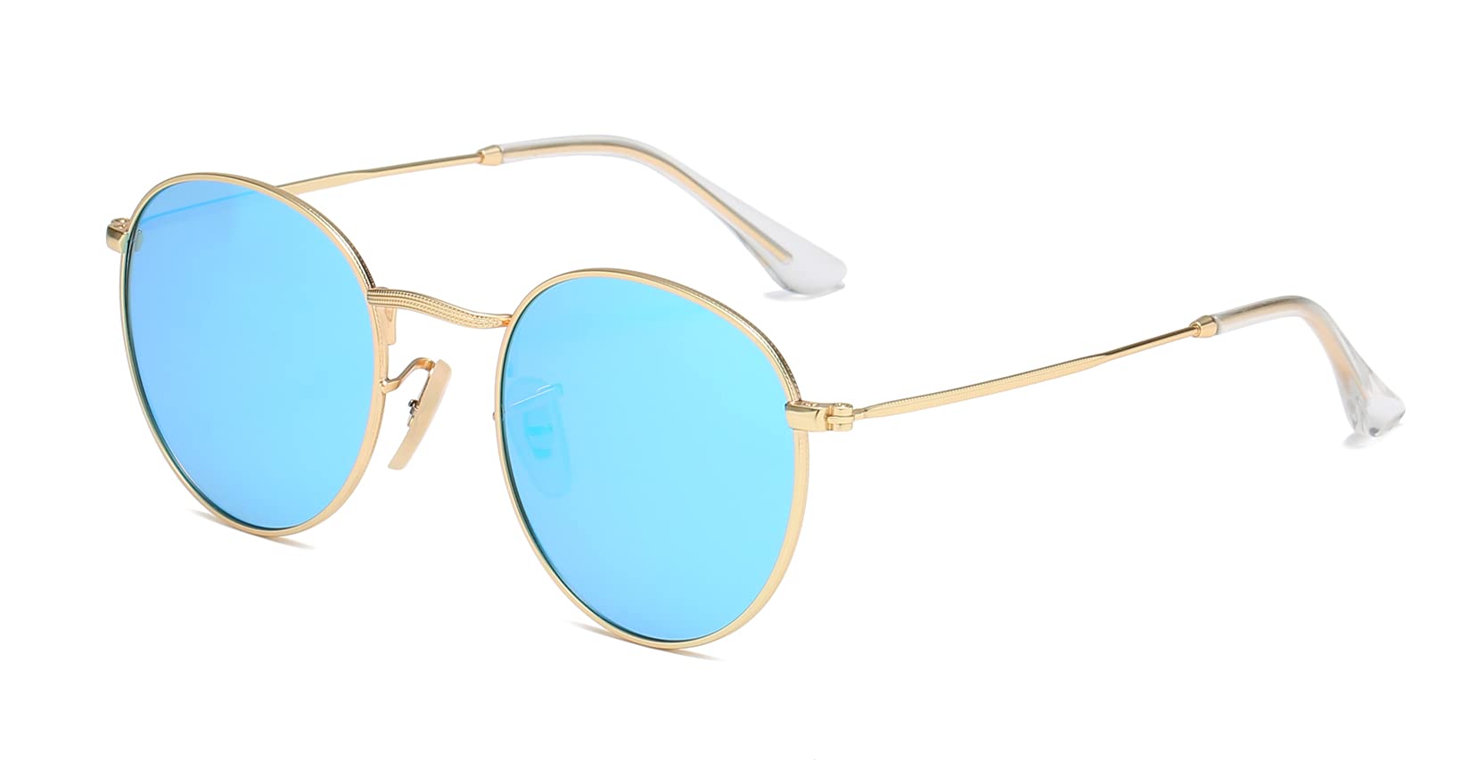 CYLEN Small Round Polarized Sunglasses for Women & Men - Classic Modern Hipster Fashion Shades UV Protection - Perfect for Driving, Beach, Outdoor Activities & Fashion Accessories