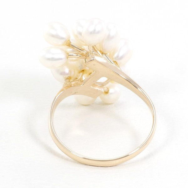 14K Yellow Gold Pearl Ring for Women - Elegant Pearl Jewelry Gift for Wedding, Anniversary & Special Occasions