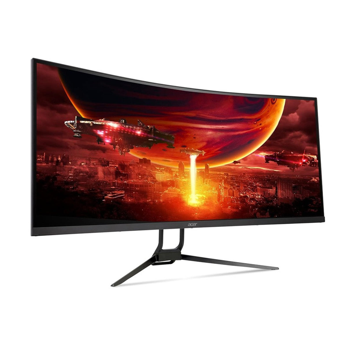 Acer Nitro ED340CUH 34-inch WQHD 100Hz Curved Gaming Monitor - Ultra-Wide VA Panel for Immersive PC & Console Gaming Experience