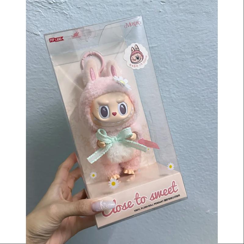 Labubu MOKOKO CLOSE TO SWEET Limited Edition Vinyl Plush Doll Pendant - Cute Collectible Toy for Anime Fans, Perfect for Keychains, Backpacks & Gifts
