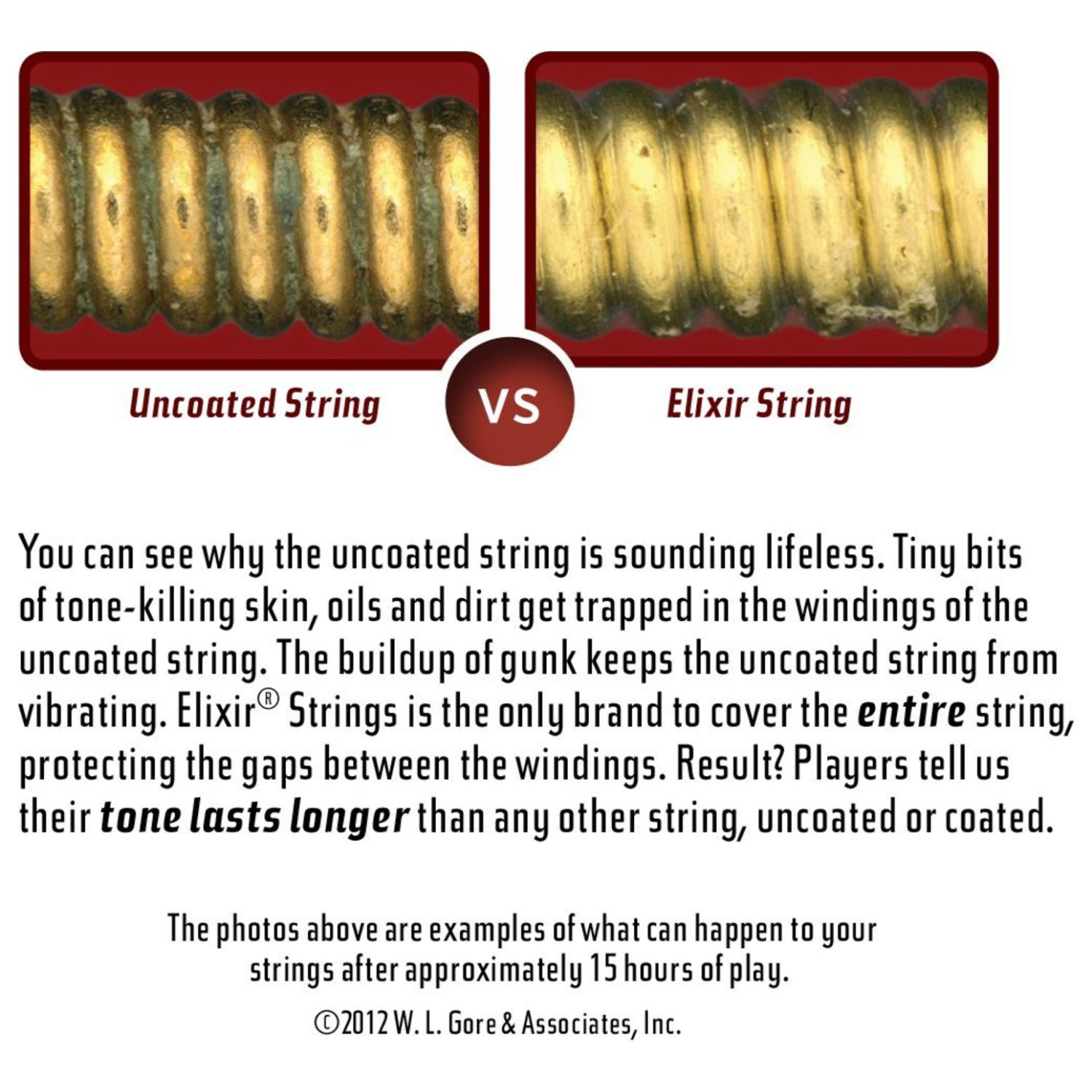 Elixir 16052 Phosphor Bronze Acoustic Guitar Strings - Nanoweb Coating, Light Gauge, 12-Pack - Perfect for Folk, Country & Fingerstyle Playing
