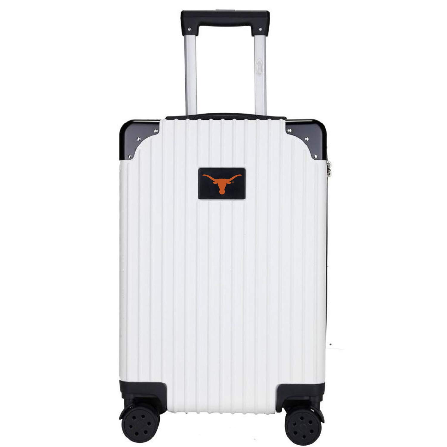 NCAA Two-Tone Premium Carry-On Hardcase Luggage Spinner Suitcase - Lightweight Durable Travel Luggage for Business Trips & Vacations
