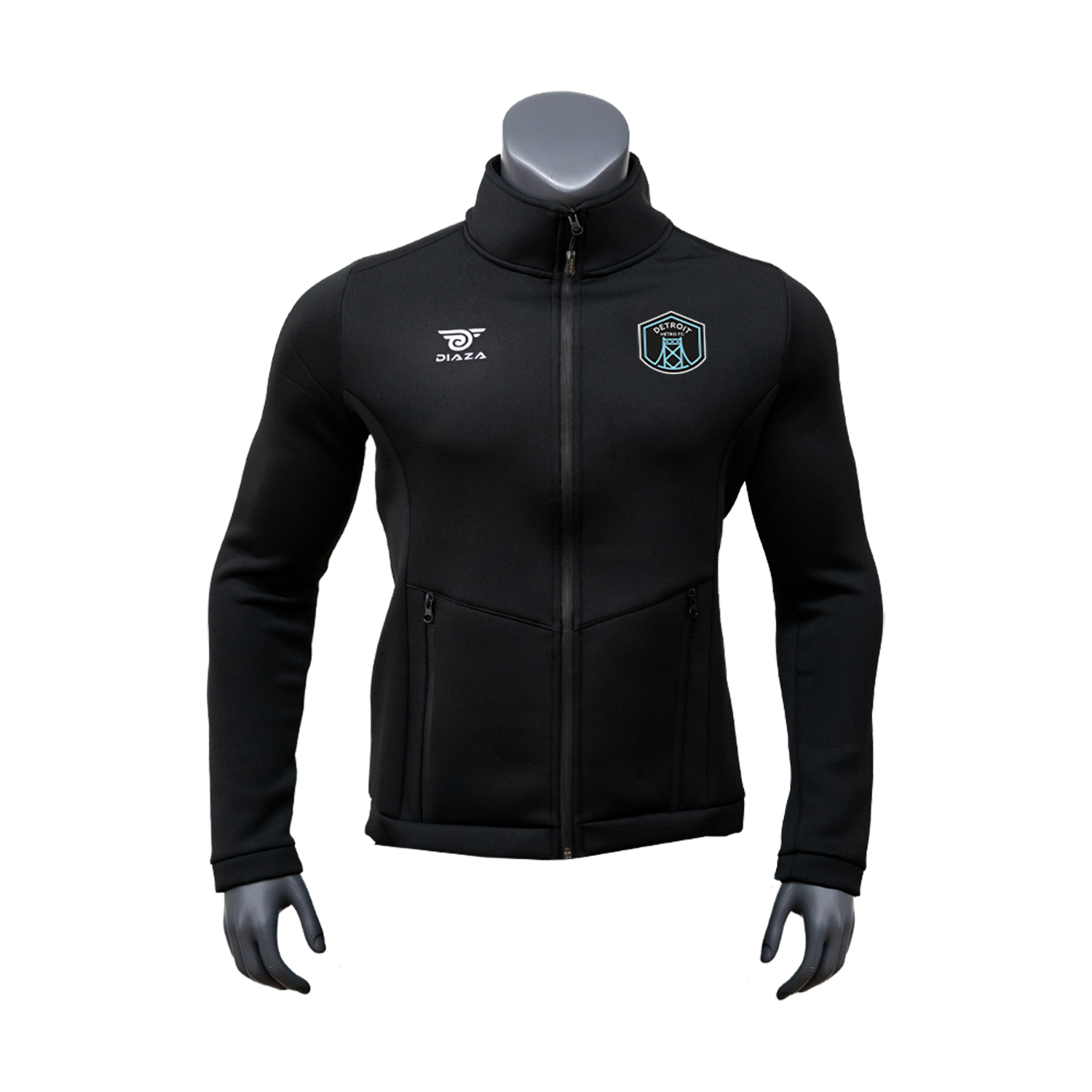 Detroit Metro FC Lux Jacket - Premium Soccer Jacket for Men & Women - Lightweight & Water-Resistant - Perfect for Training, Matches & Outdoor Activities