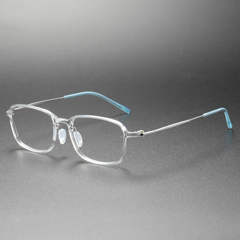 Unisex Full Rim Square Titanium Acetate Eyeglasses 8632 - Lightweight Durable Frames for Work, Reading & Fashion | Aimee Eyewear