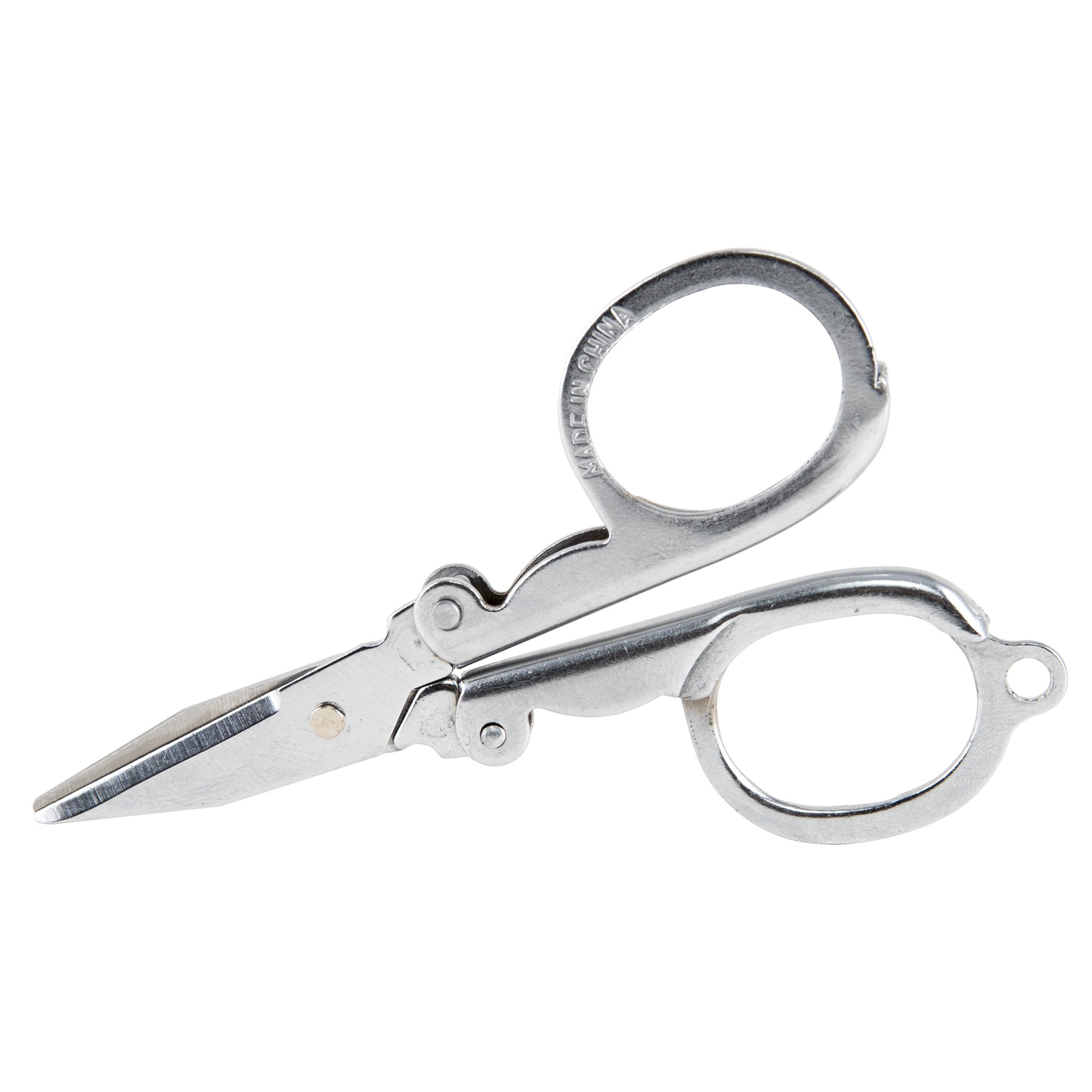 SINGER 00151 3-Inch Folding Travel Scissors - Compact & Portable Stainless Steel Sewing Scissors for Crafting, Quilting, and On-the-Go Use