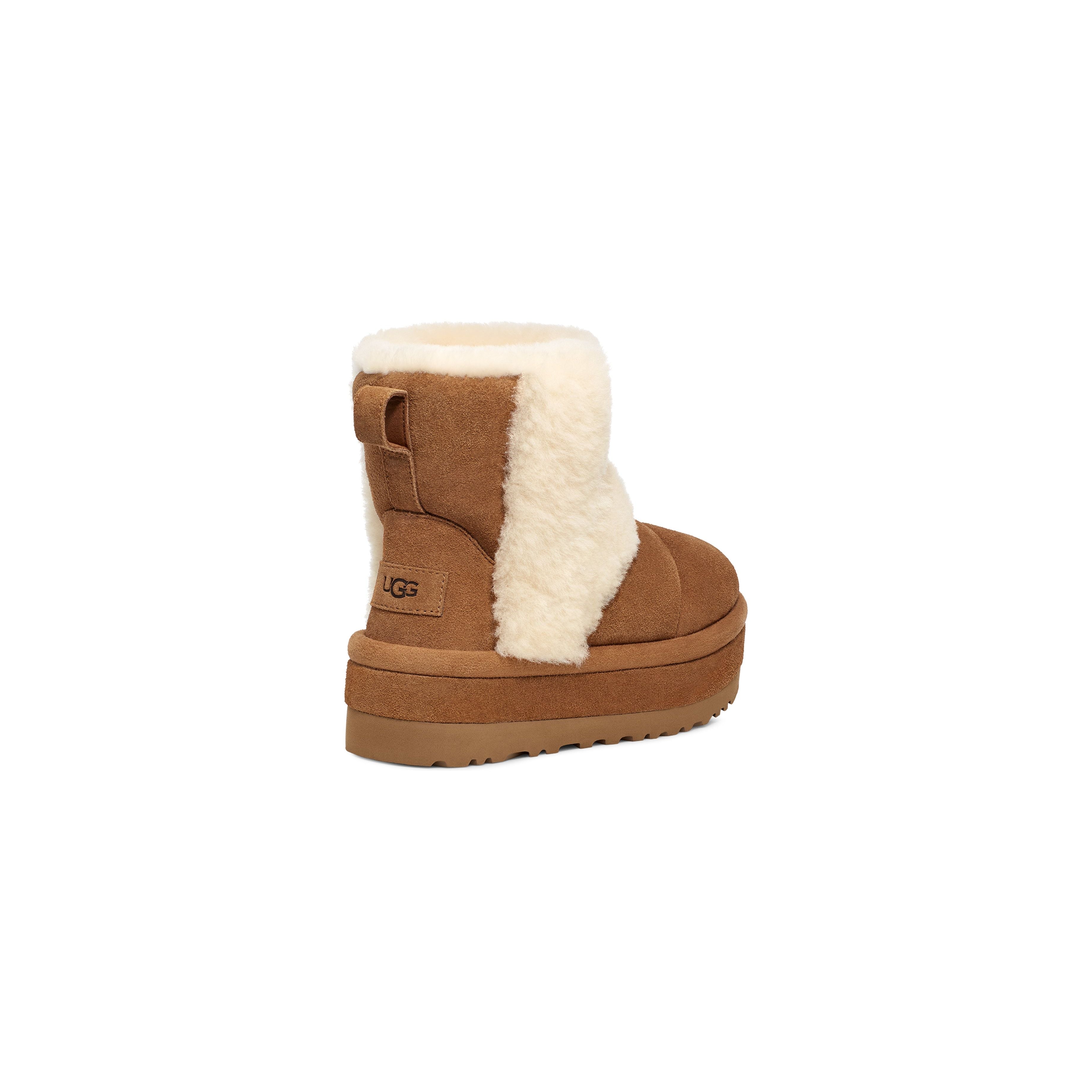 UGG Women's Classic Chillapeak Boots in Chestnut - Warm Winter Snow Boots for Women, Comfortable Slip-On Shoes for Cold Weather & Outdoor Activities