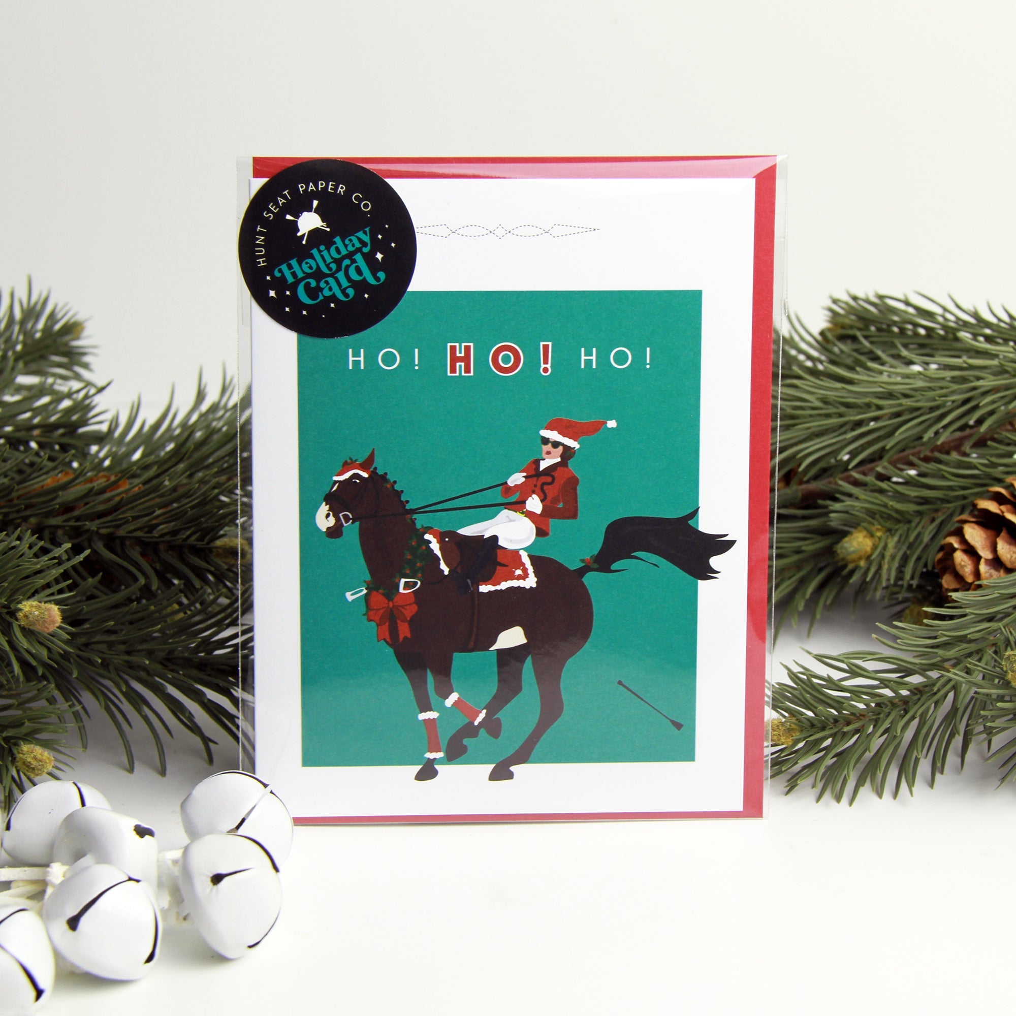 Festive Equestrian Christmas Cards - Holiday Greeting Cards for Horse Lovers - Perfect for Cowboy, Equestrian & Western Christmas Celebrations