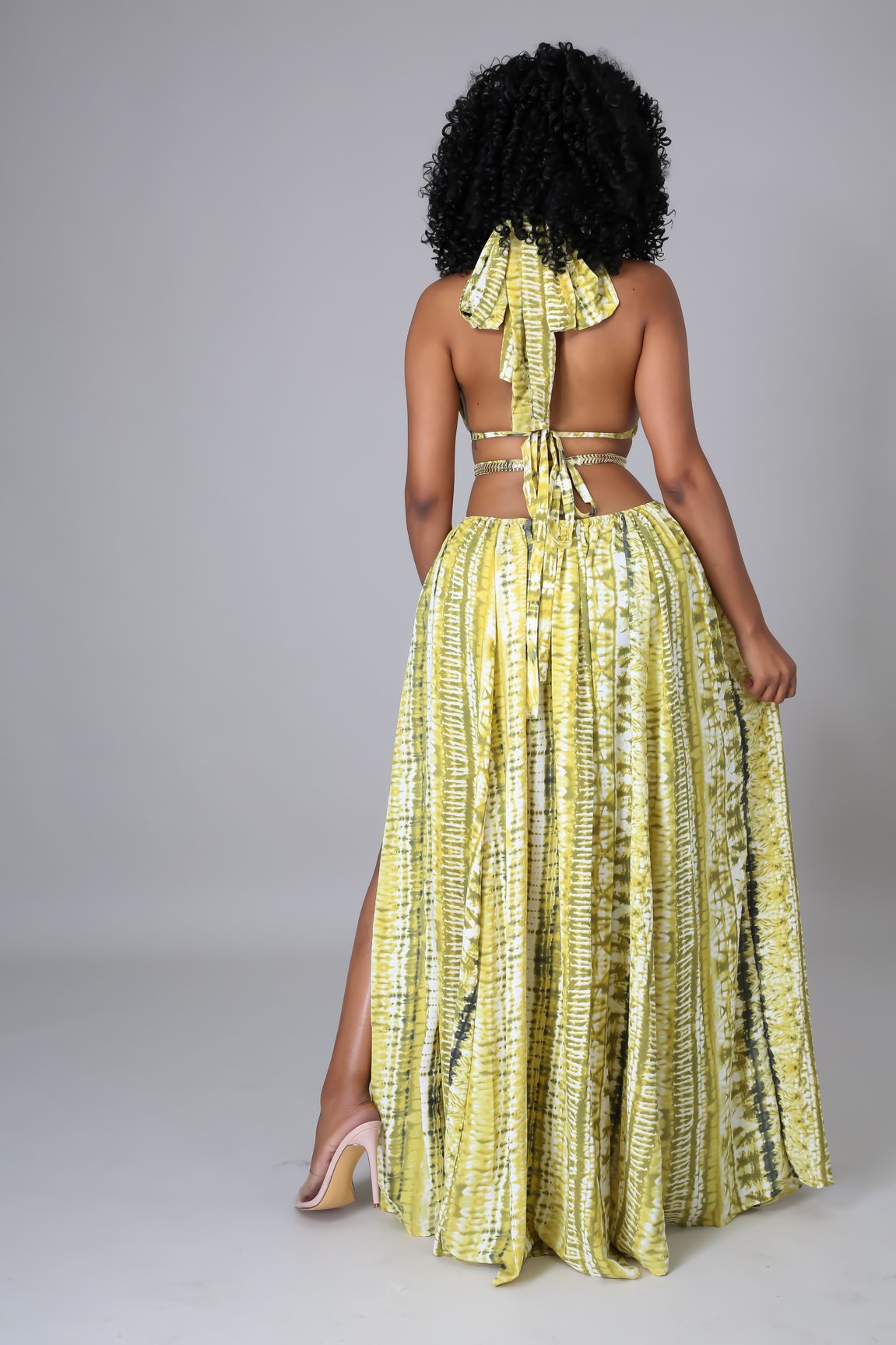 Miami Nights Yellow Dress for Women - Sexy Summer Party Outfit for Beach Vacations & Nightlife