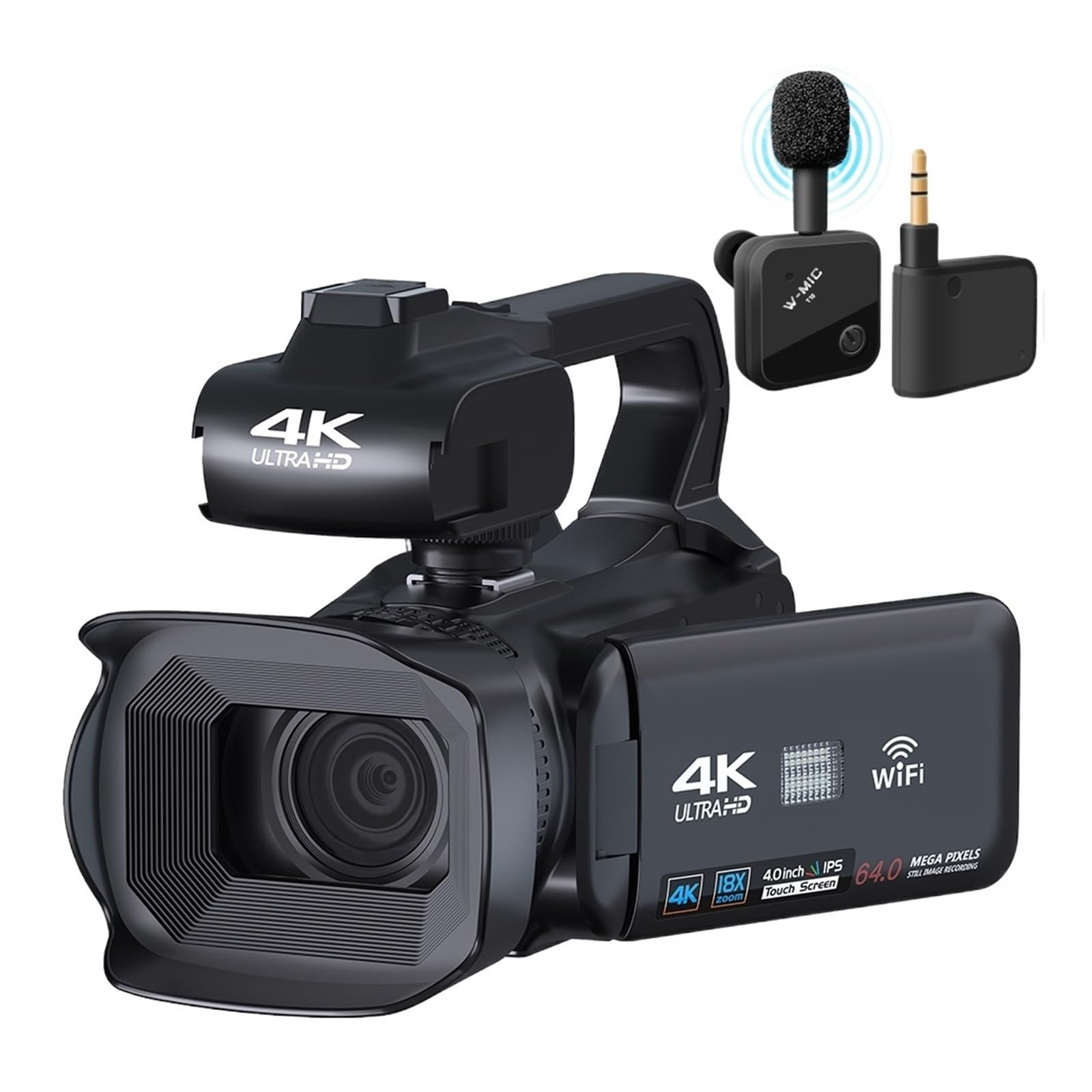 4K UHD Vlogging Camera with 4
